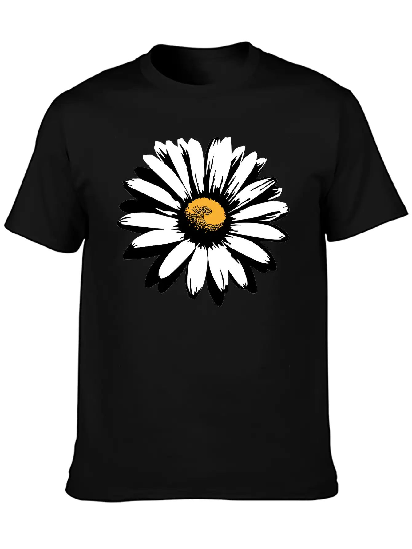 Daisy 3 Colors Stylish Classic Cotton Tee – Unisex Comfort For Any Season