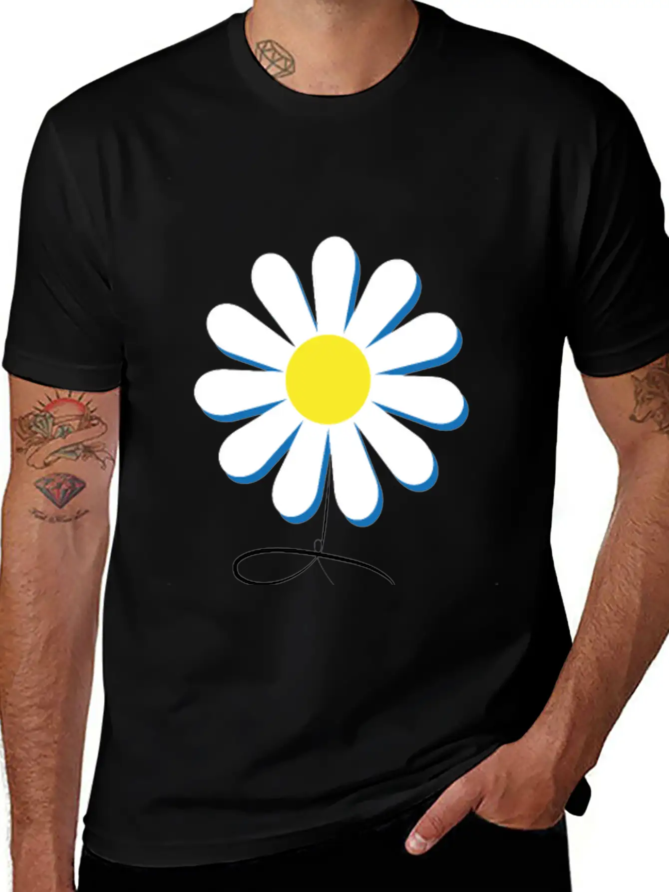 Daisy Faith Essential Cotton Tee For Daily Outfits – Unisex Style