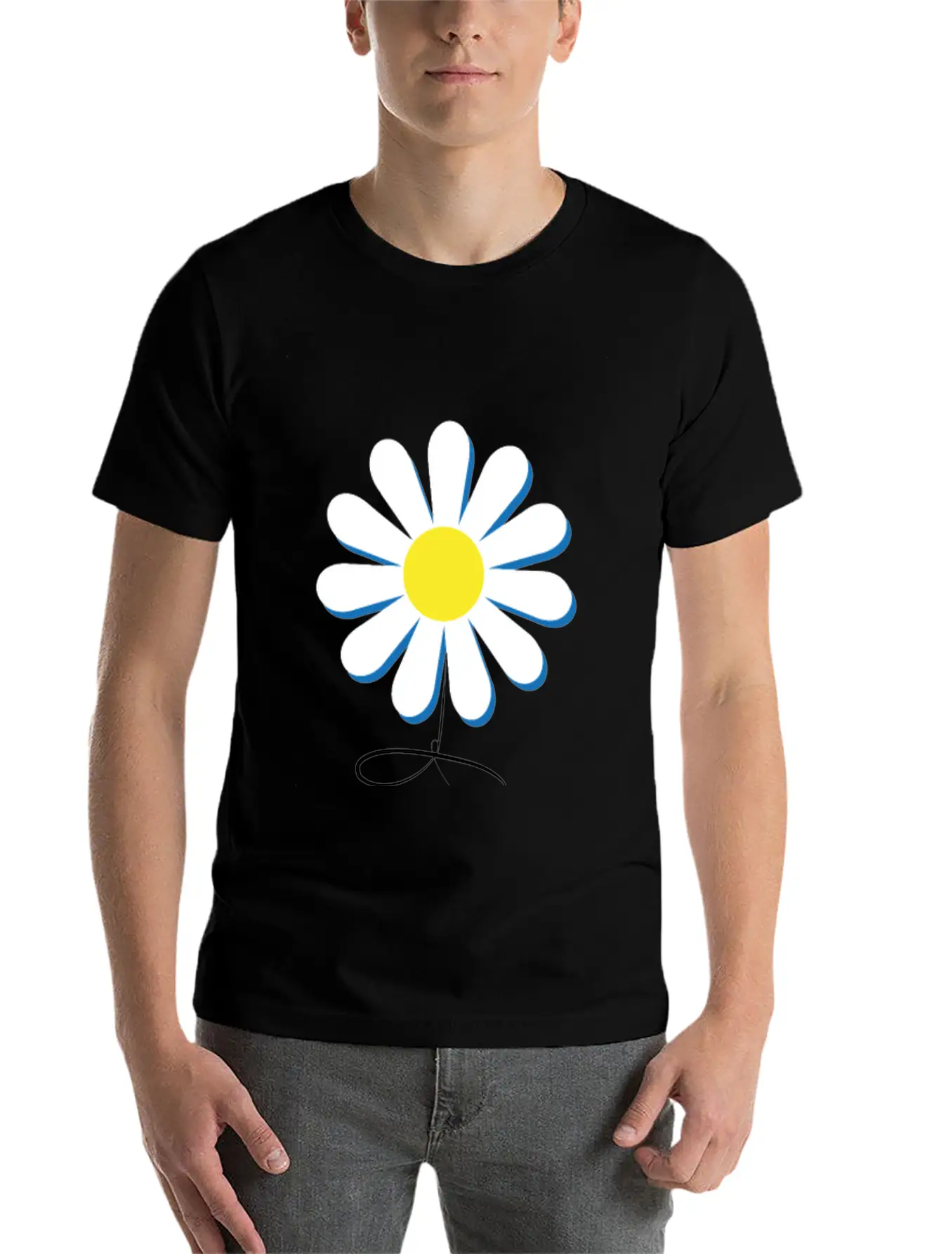Daisy Faith Essential Cotton Tee For Daily Outfits – Unisex Style