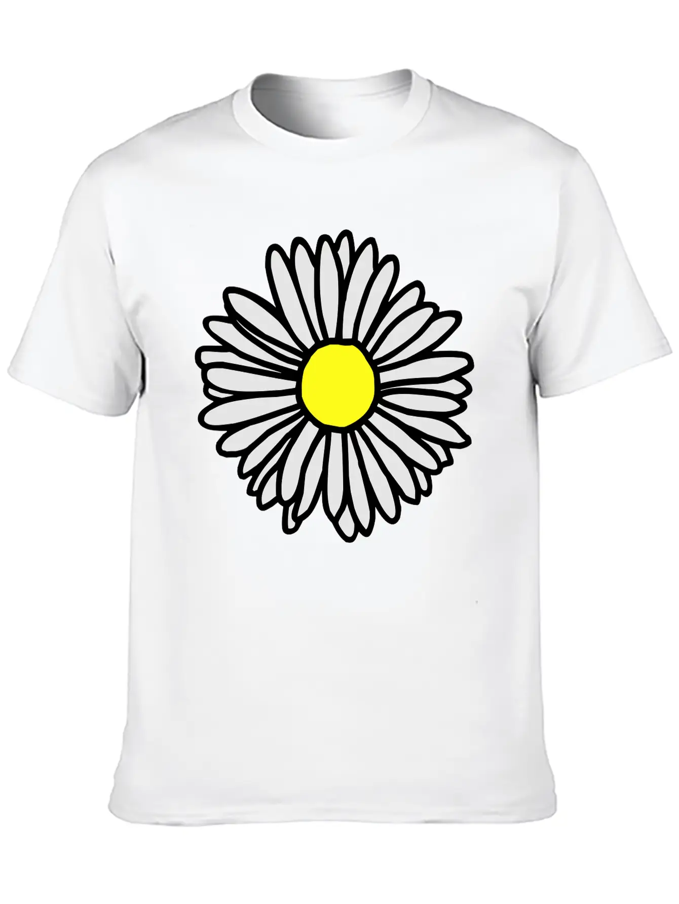 Daisy Flower Bloom Classic Cotton Tee – Unisex Comfort For Any Season