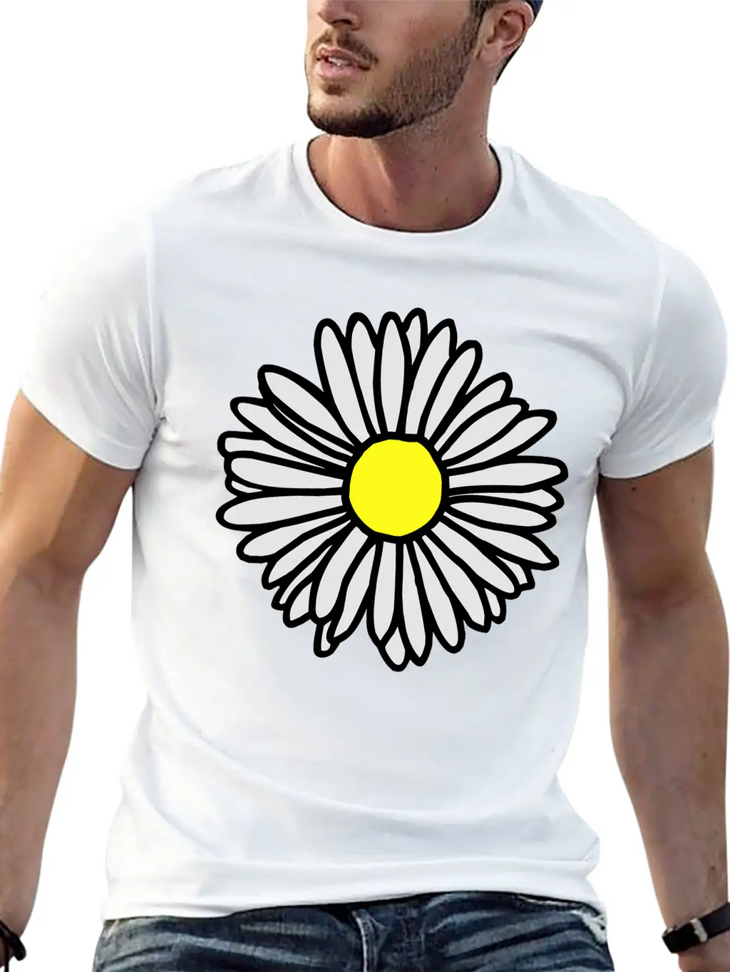 Daisy Flower Bloom Classic Cotton Tee – Unisex Comfort For Any Season