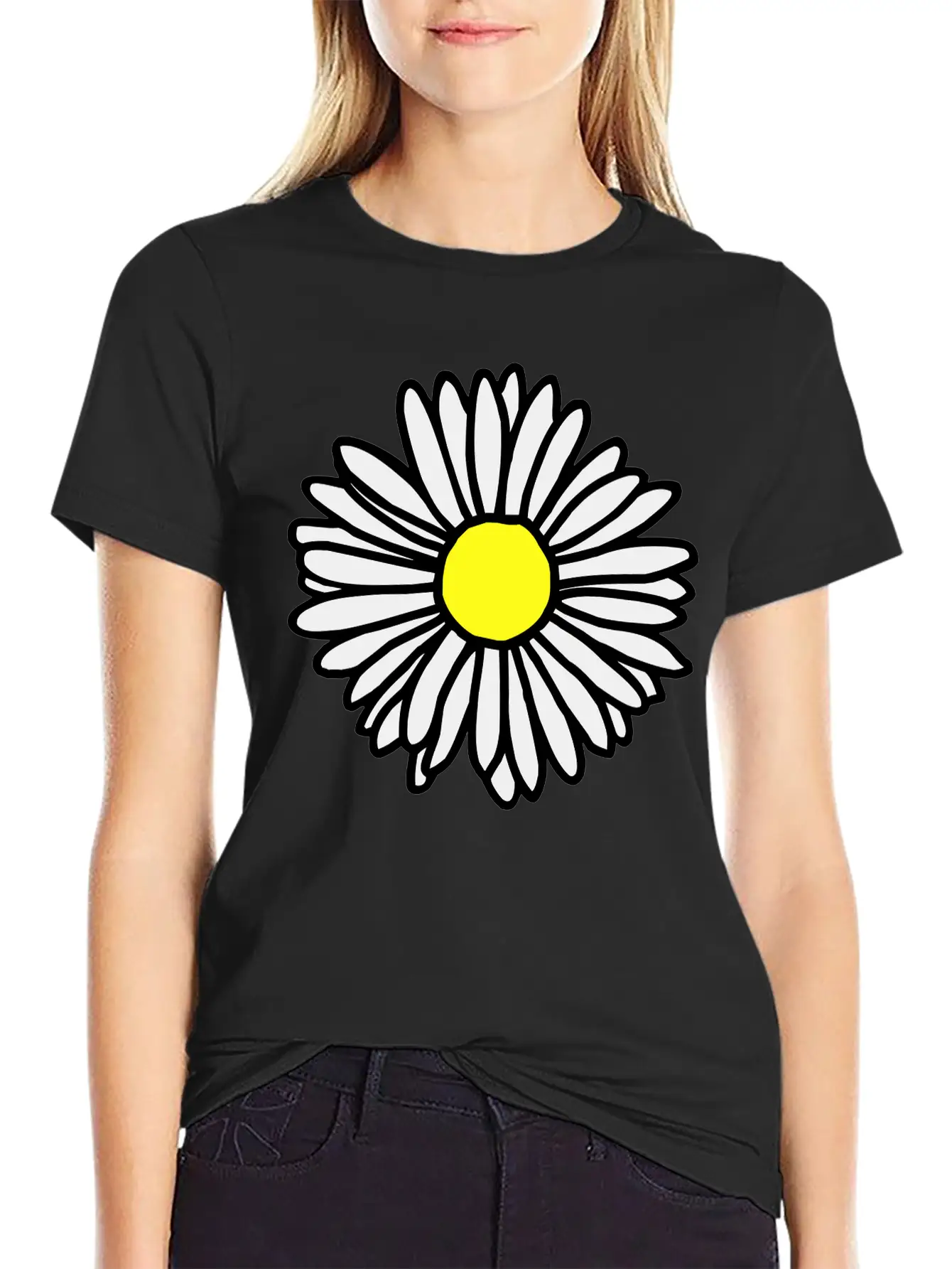 Daisy Flower Bloom Classic Cotton Tee – Unisex Comfort For Any Season