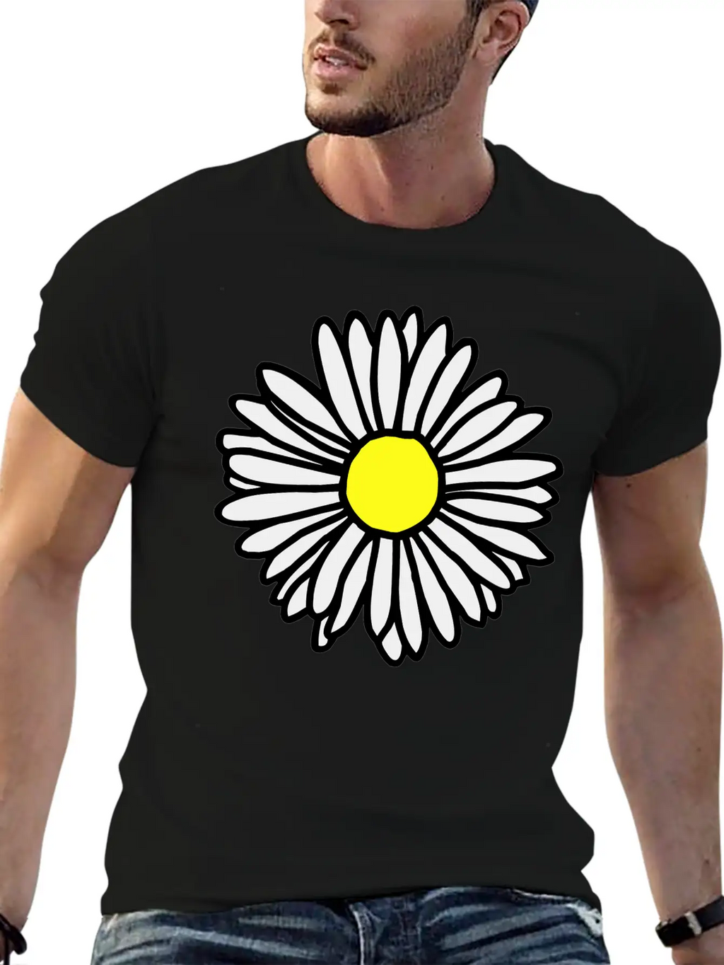 Daisy Flower Bloom Classic Cotton Tee – Unisex Comfort For Any Season