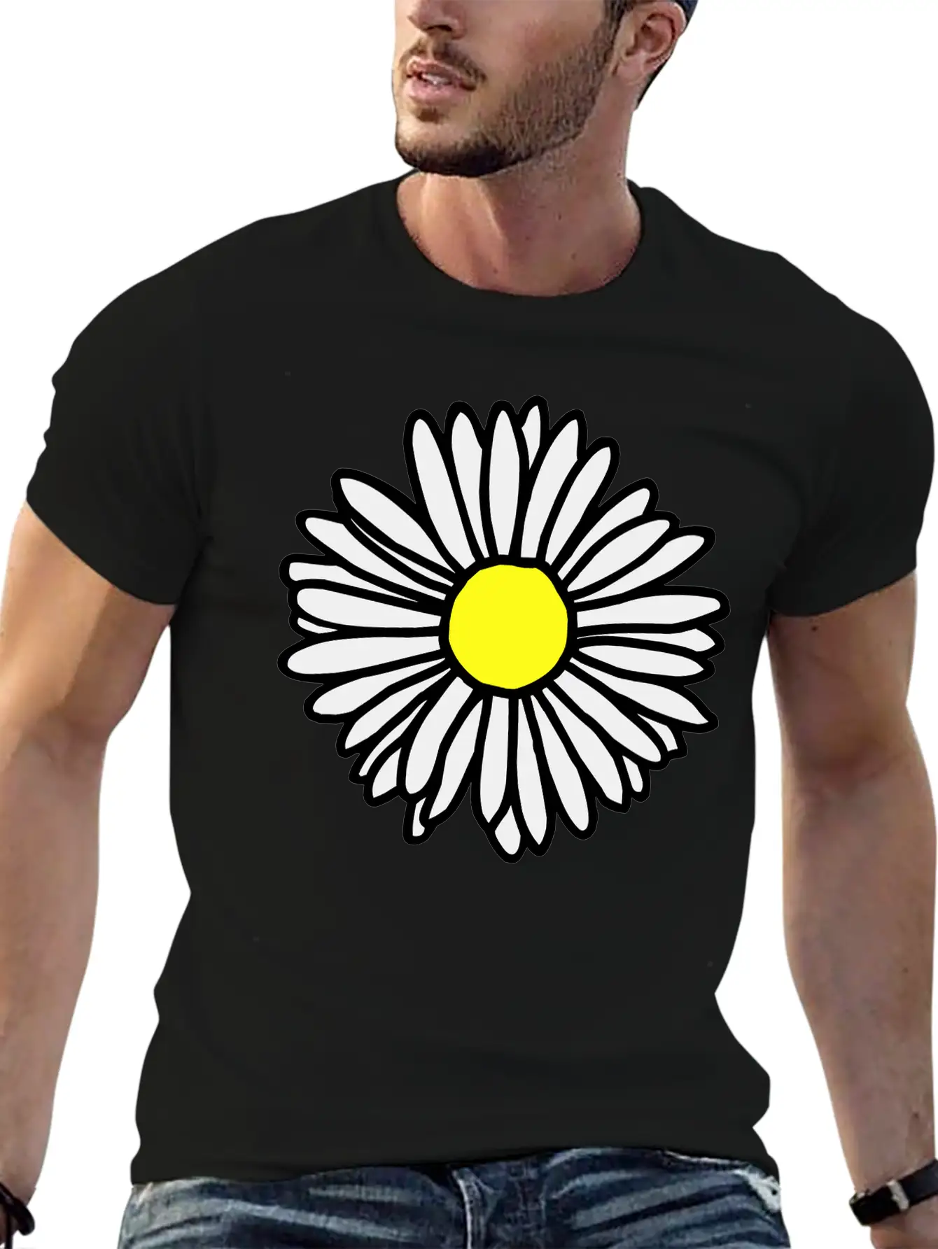 Daisy Flower Bloom Classic Cotton Tee – Unisex Comfort For Any Season