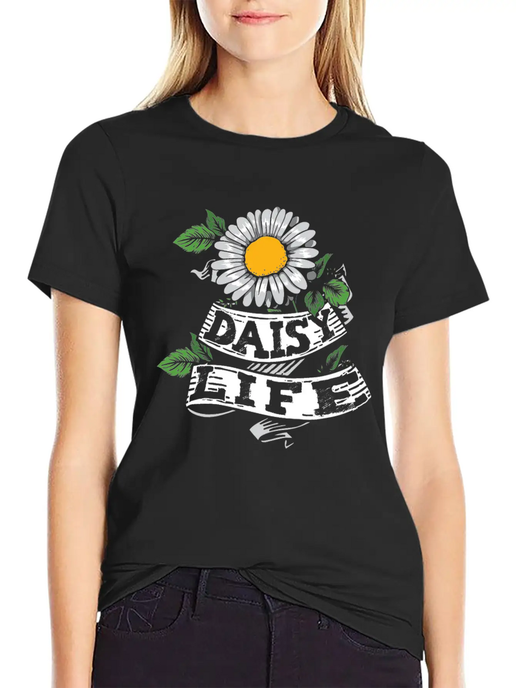 Daisy Garden Gardening Gardener Breathable Graphic T-Shirt – Perfect For Casual Days