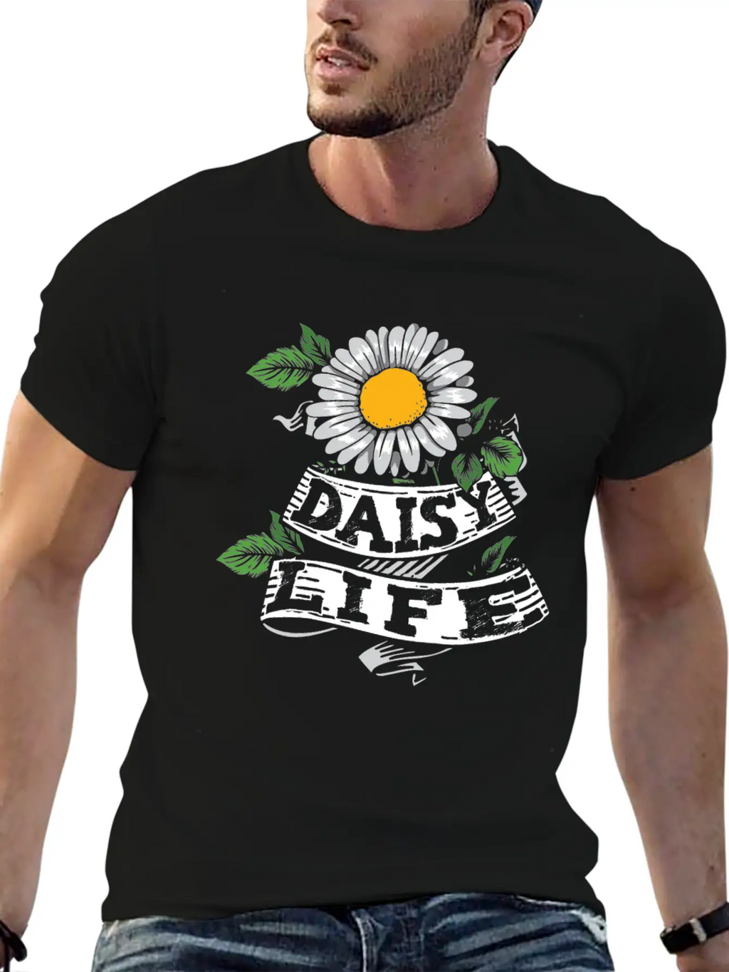 Daisy Garden Gardening Gardener Breathable Graphic T-Shirt – Perfect For Casual Days