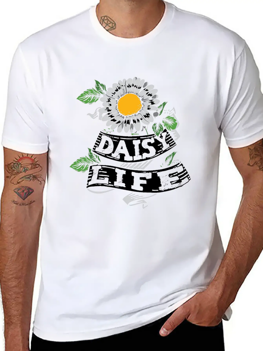 Daisy Garden Gardening Gardener Breathable Graphic T-Shirt – Perfect For Casual Days
