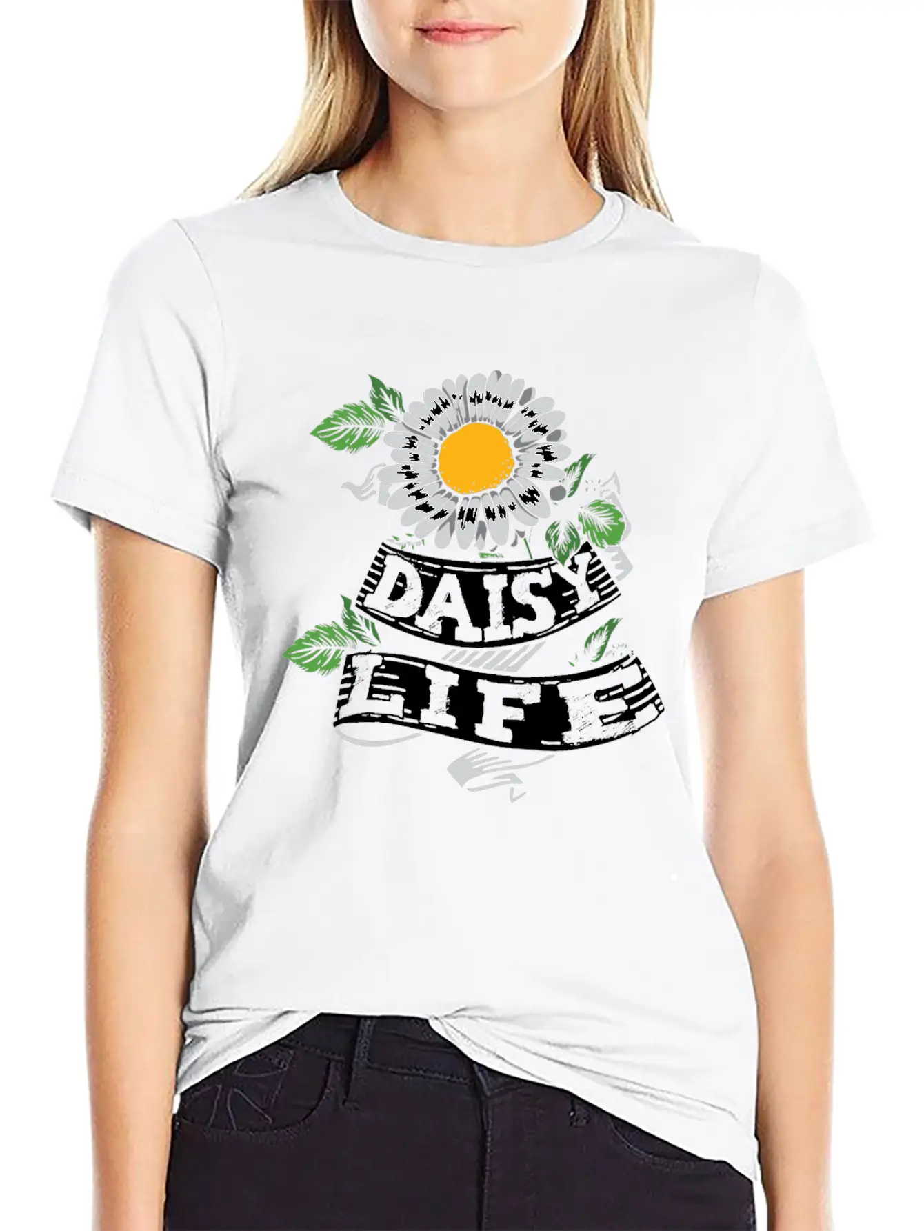 Daisy Garden Gardening Gardener Breathable Graphic T-Shirt – Perfect For Casual Days