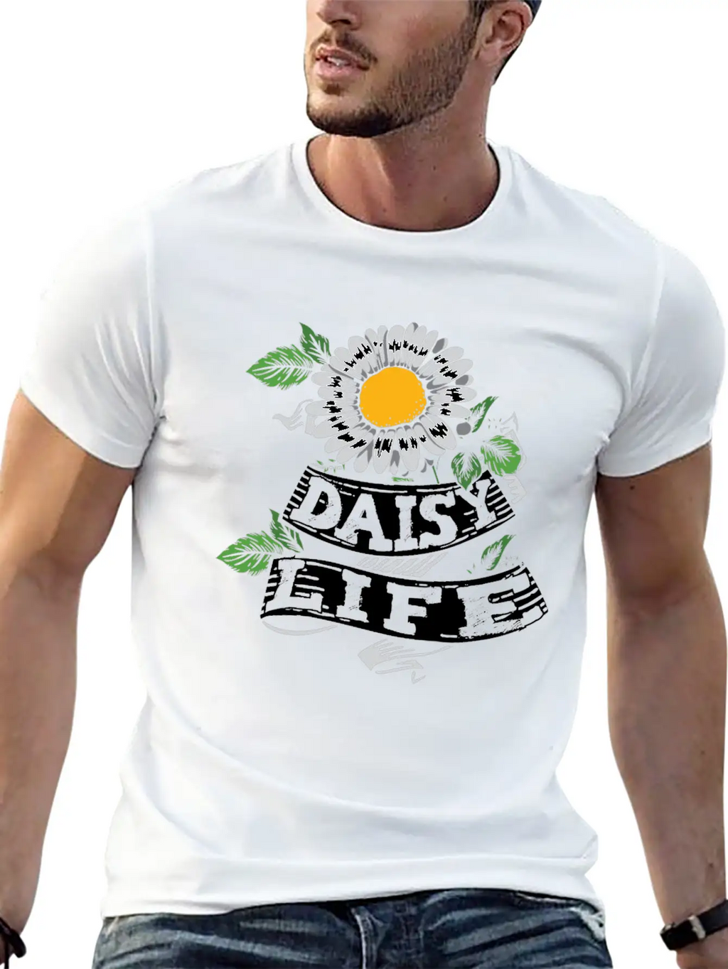 Daisy Garden Gardening Gardener Breathable Graphic T-Shirt – Perfect For Casual Days