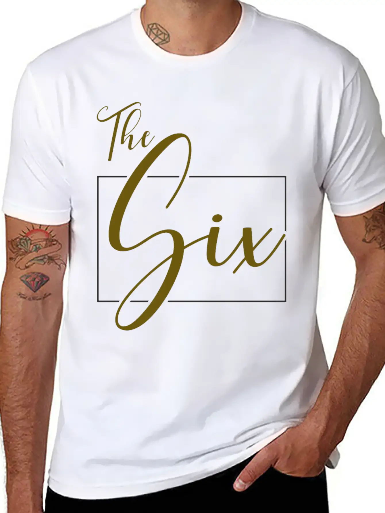 Daisy Jones The Six The Six Vintage Basic Graphic T-Shirt – Daily Comfort In Soft Cotton