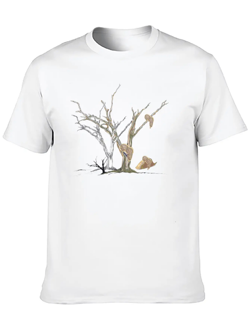 Dali Clock Timeless Short Sleeve Tee – Comfy And Minimalist Design