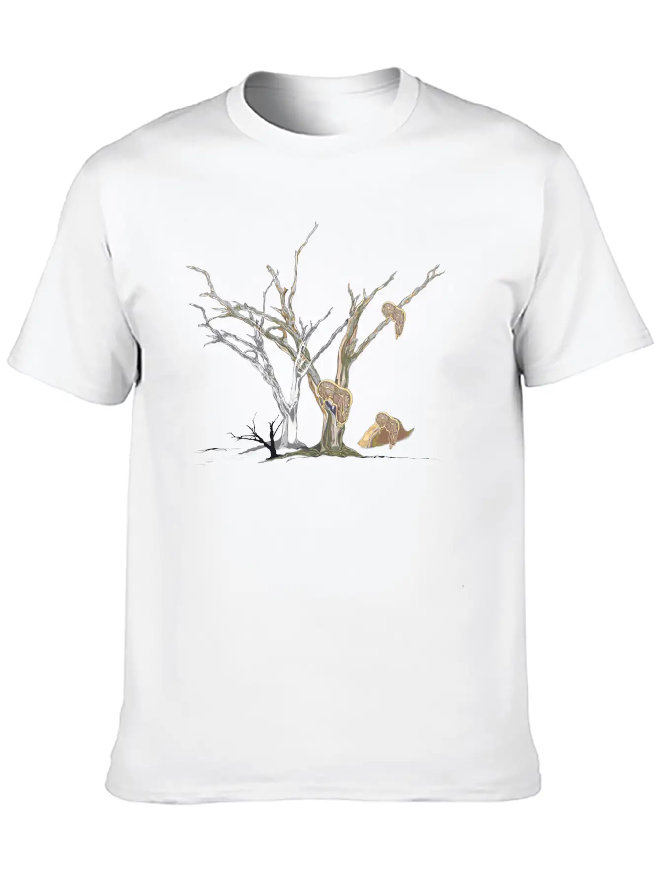 Dali Clock Timeless Short Sleeve Tee – Comfy And Minimalist Design