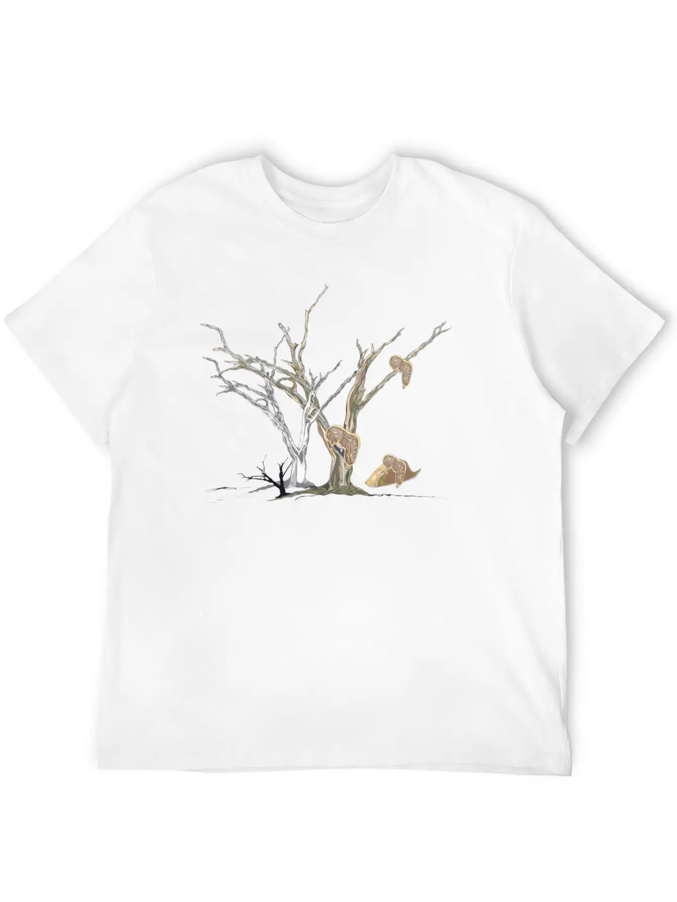 Dali Clock Timeless Short Sleeve Tee – Comfy And Minimalist Design