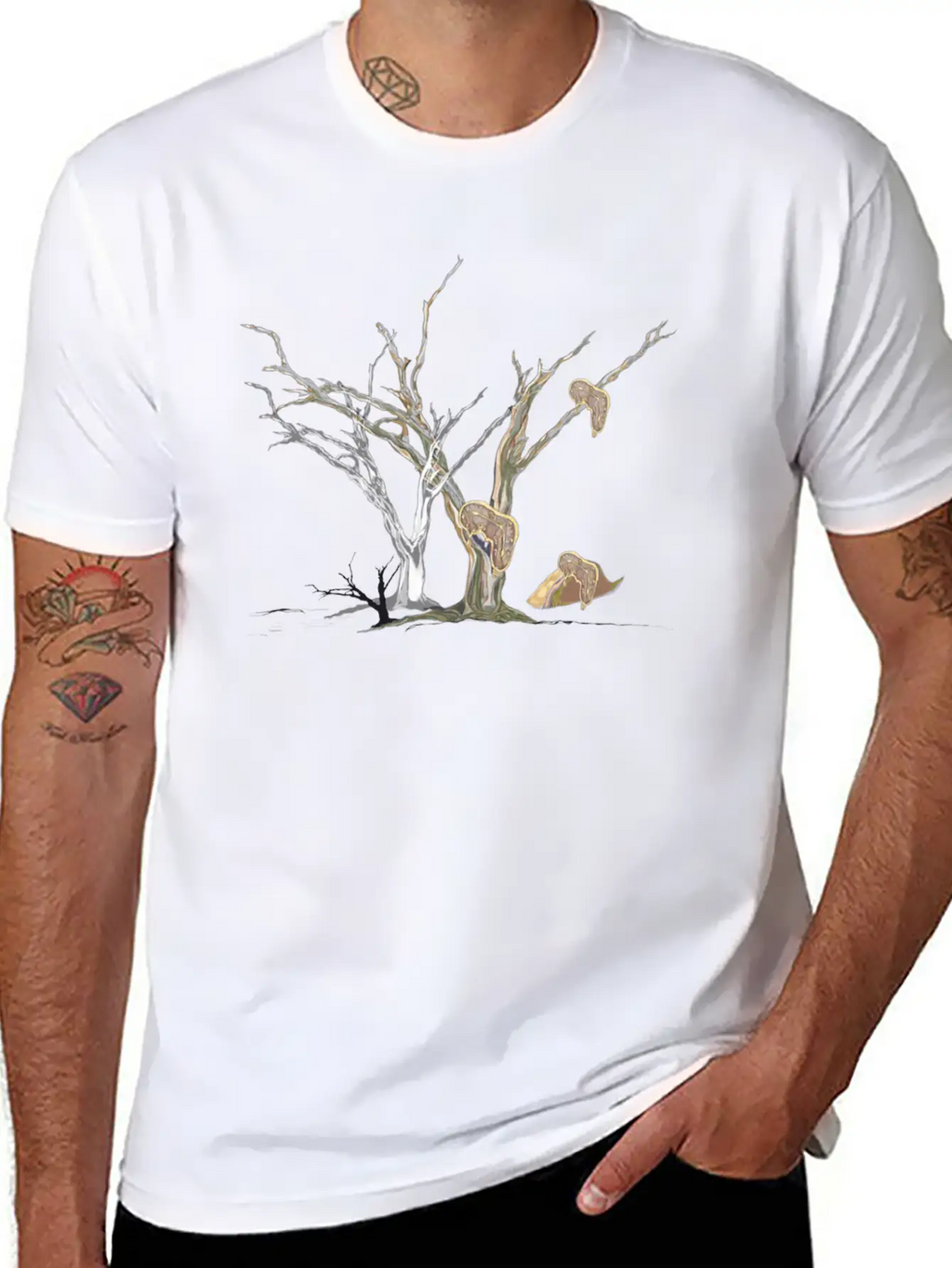 Dali Clock Timeless Short Sleeve Tee – Comfy And Minimalist Design