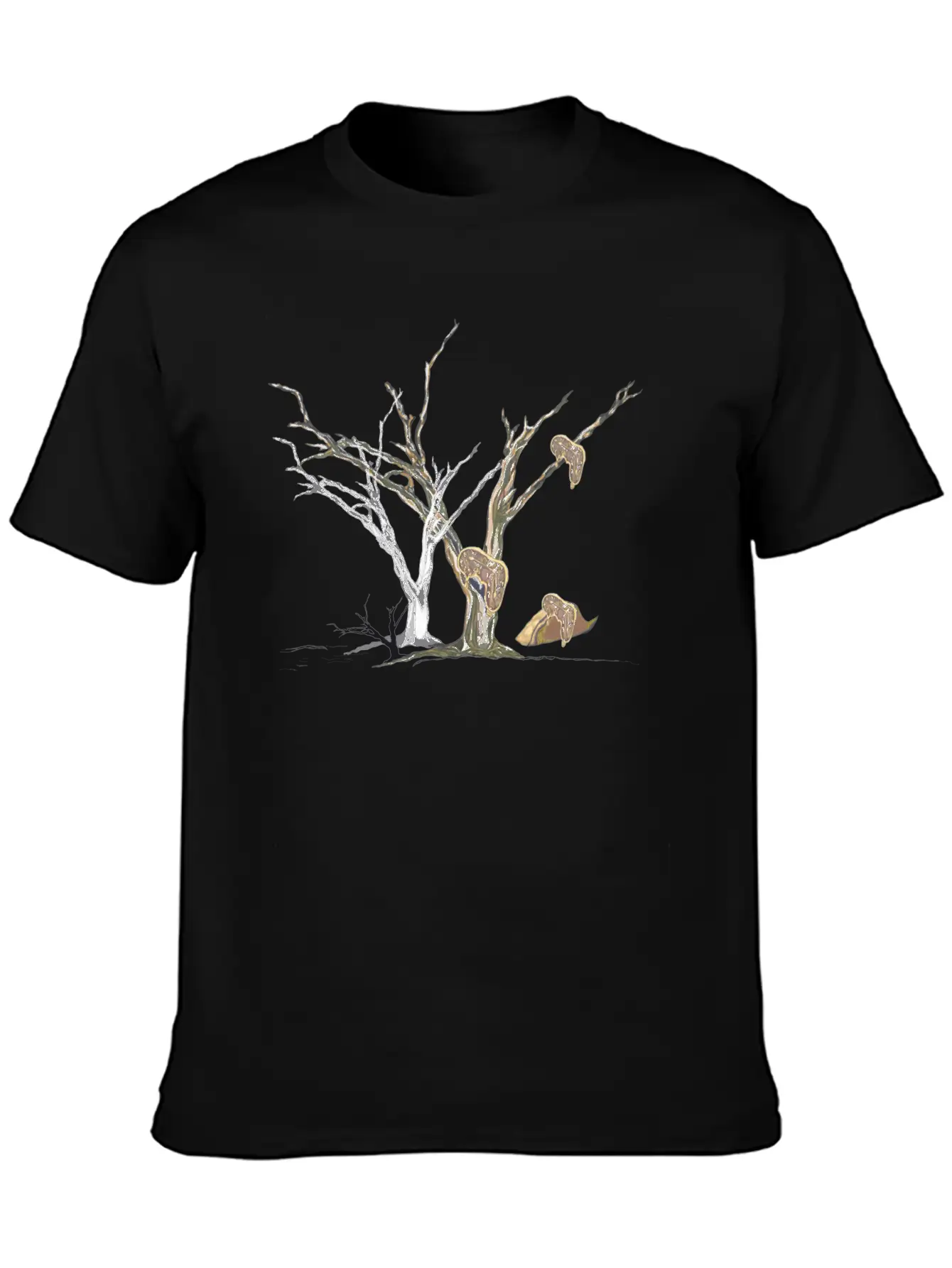 Dali Clock Timeless Short Sleeve Tee – Comfy And Minimalist Design