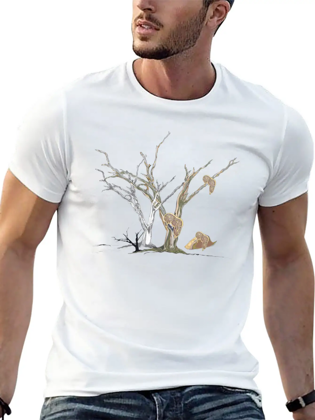 Dali Clock Timeless Short Sleeve Tee – Comfy And Minimalist Design