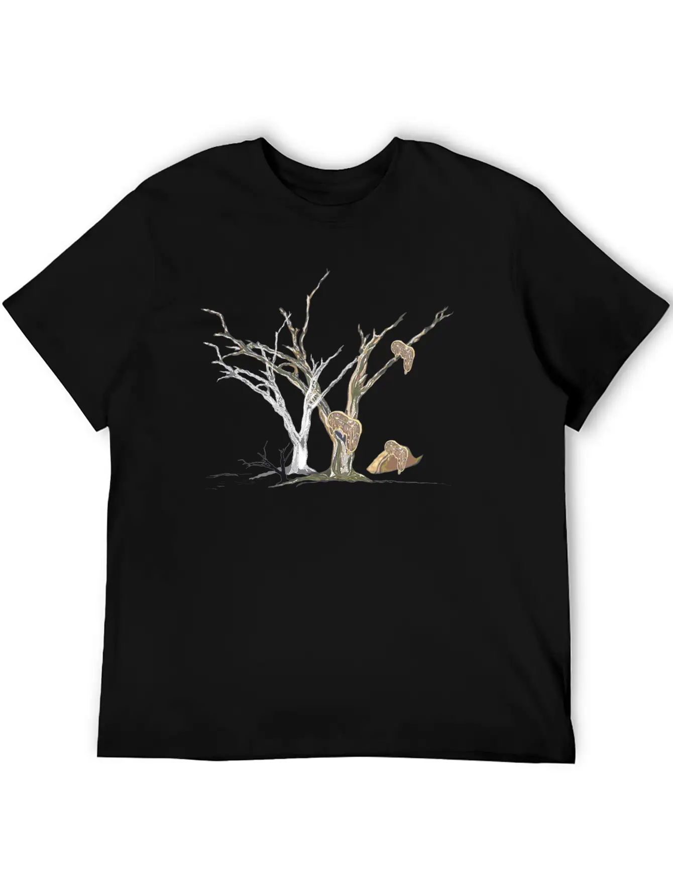 Dali Clock Timeless Short Sleeve Tee – Comfy And Minimalist Design