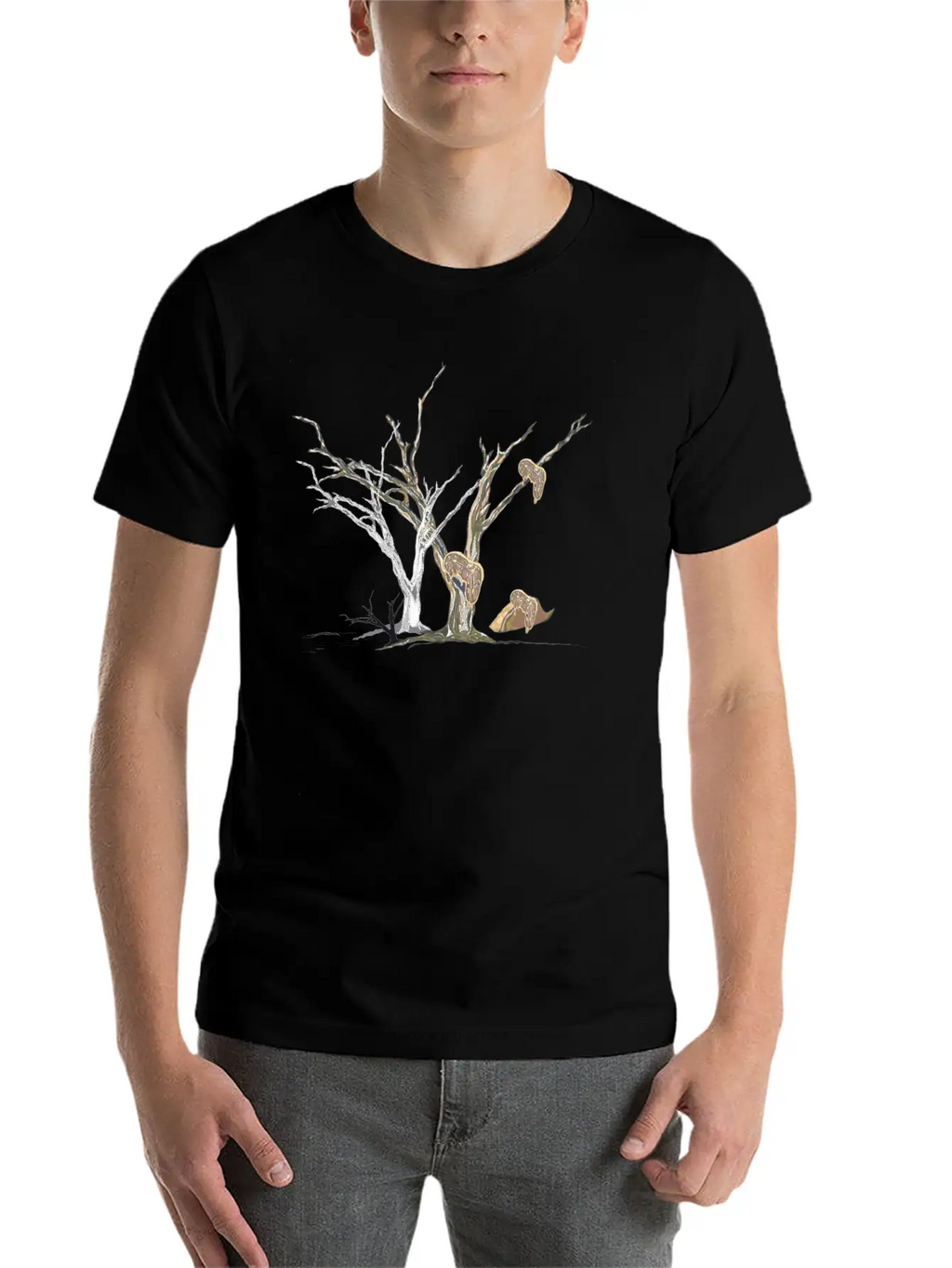 Dali Clock Timeless Short Sleeve Tee – Comfy And Minimalist Design