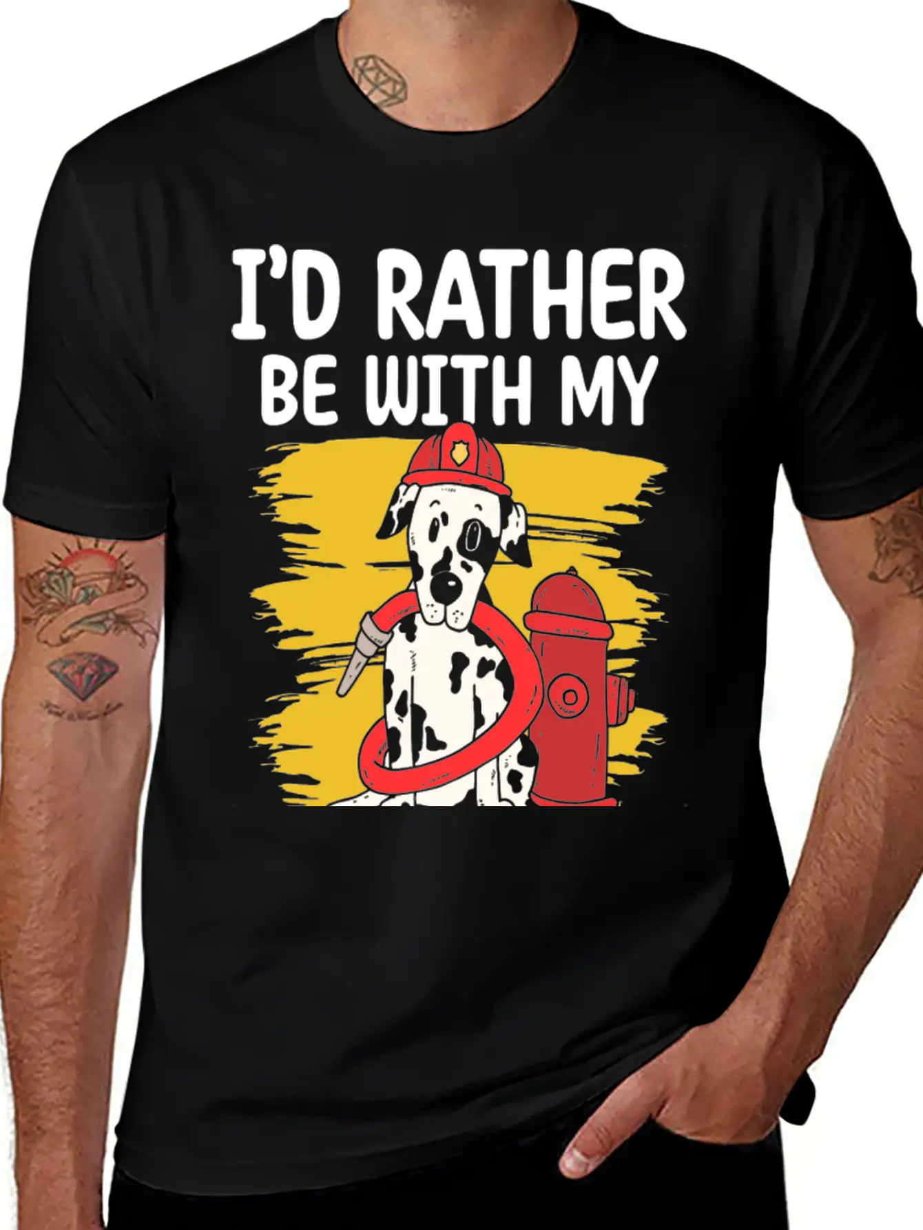 Dalmatian Dog Lover Dog Trainer Dog Breed Stylish Everyday T-Shirt – Unisex Basic Cotton Tee