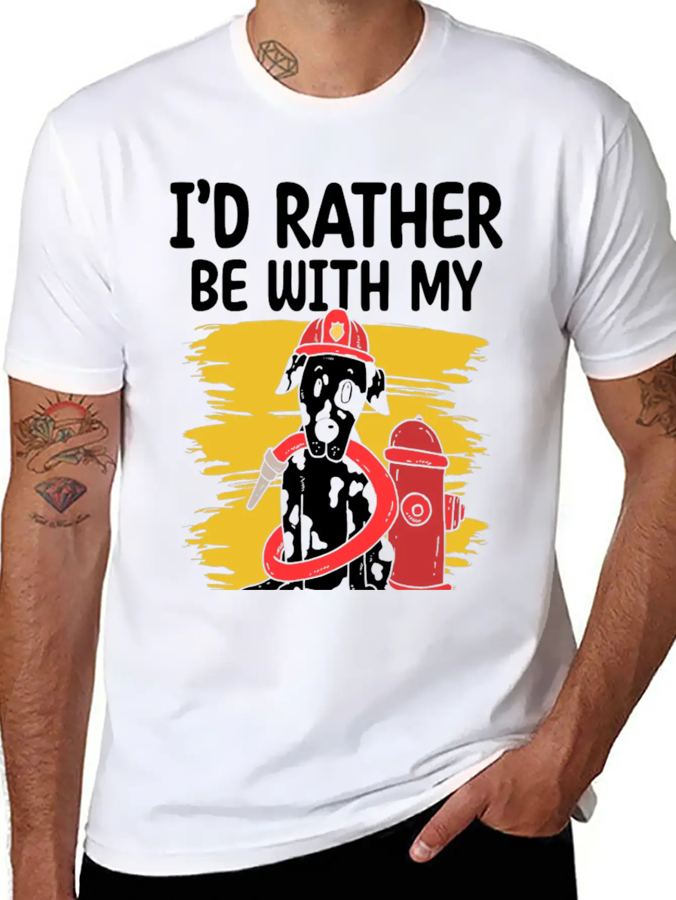 Dalmatian Dog Lover Dog Trainer Dog Breed Stylish Everyday T-Shirt – Unisex Basic Cotton Tee