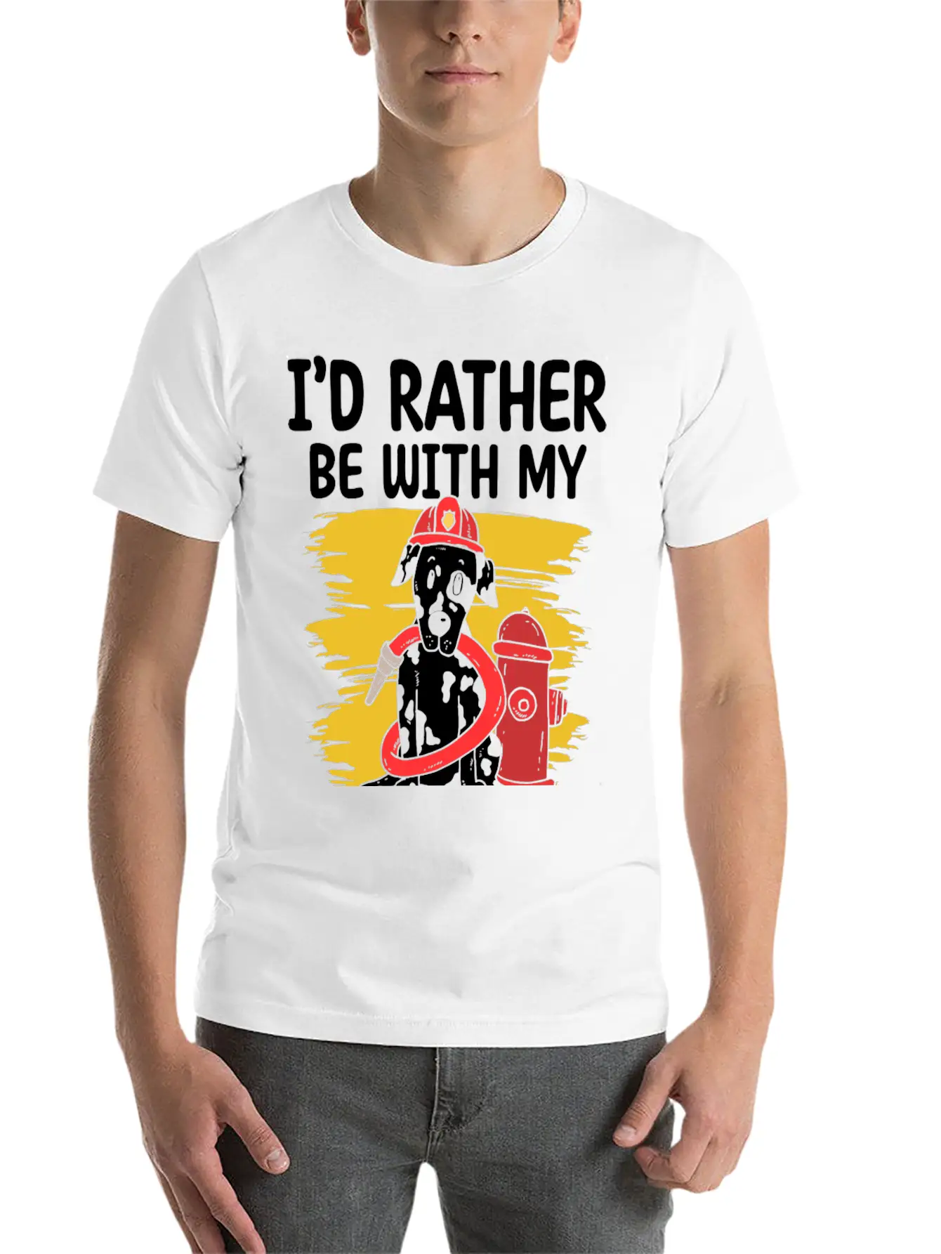 Dalmatian Dog Lover Dog Trainer Dog Breed Stylish Everyday T-Shirt – Unisex Basic Cotton Tee