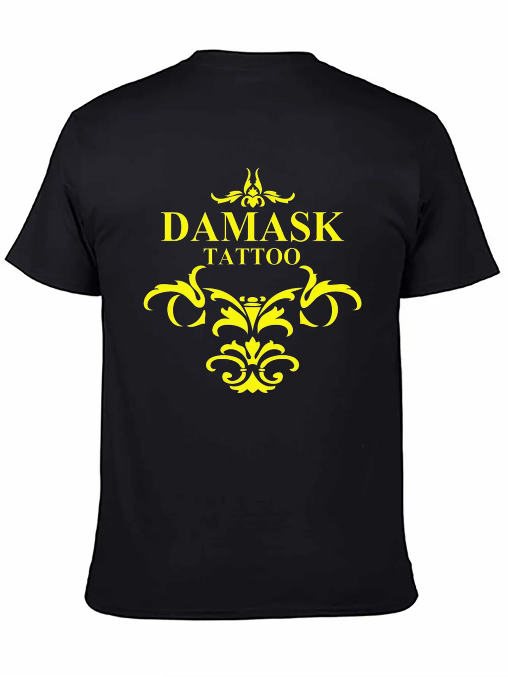 Damask Tattoo Breathable Soft Cotton T-Shirt – Timeless Casual Look