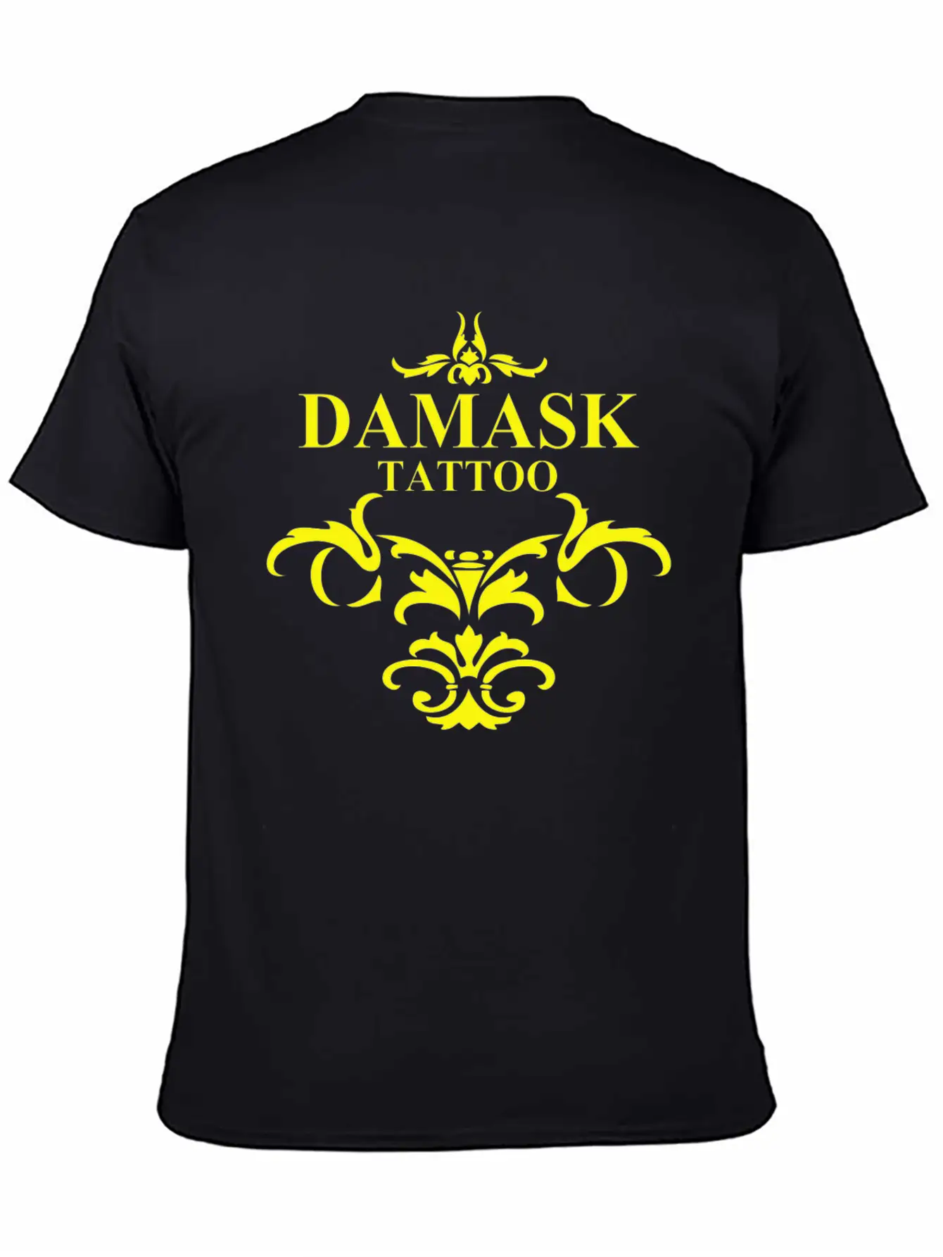 Damask Tattoo Breathable Soft Cotton T-Shirt – Timeless Casual Look