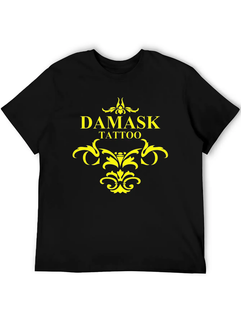 Damask Tattoo Breathable Soft Cotton T-Shirt – Timeless Casual Look