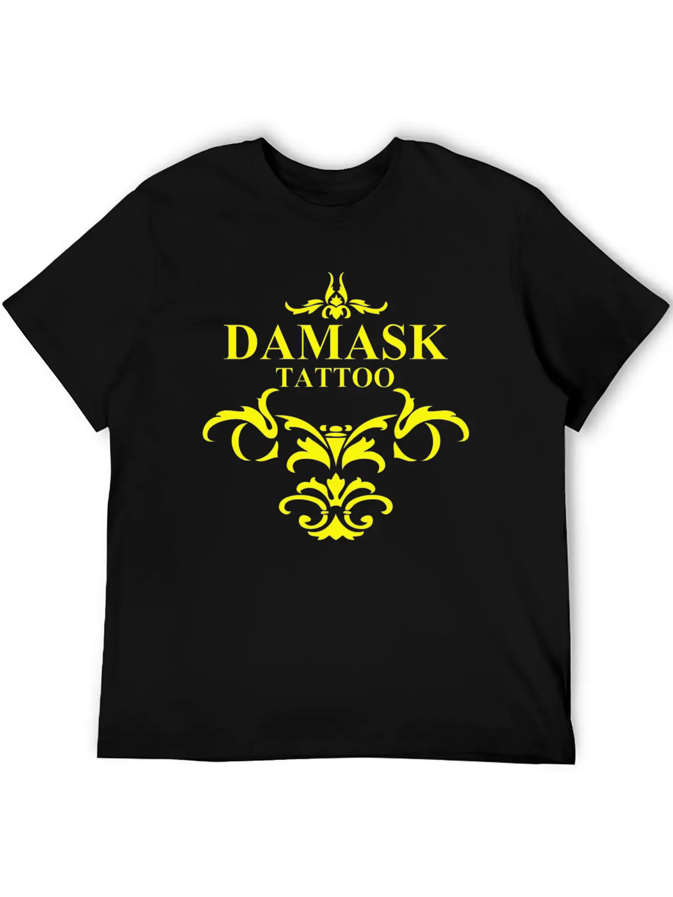 Damask Tattoo Breathable Soft Cotton T-Shirt – Timeless Casual Look