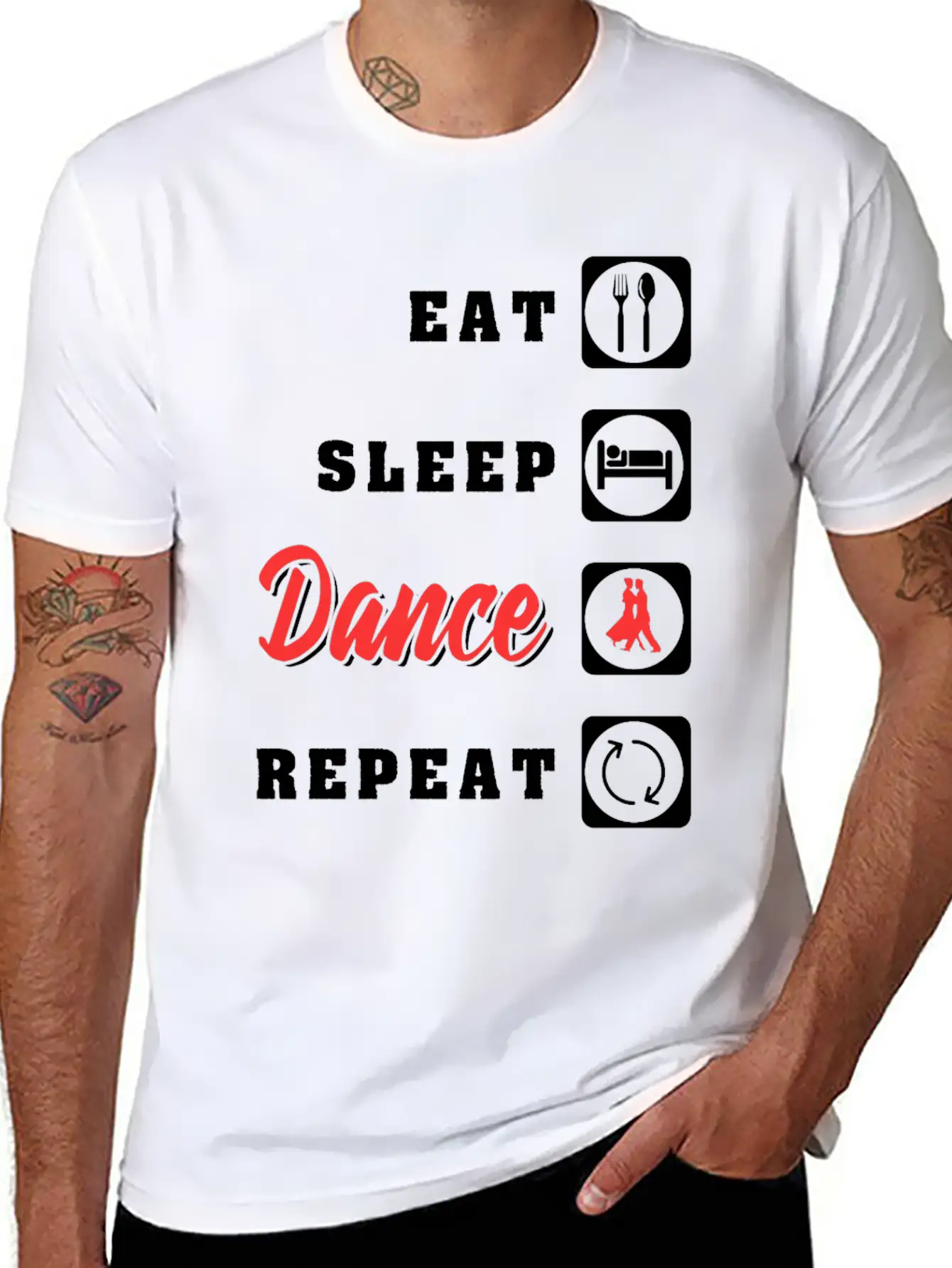 Dance Classic Cotton Tee – Unisex Comfort For Any Season