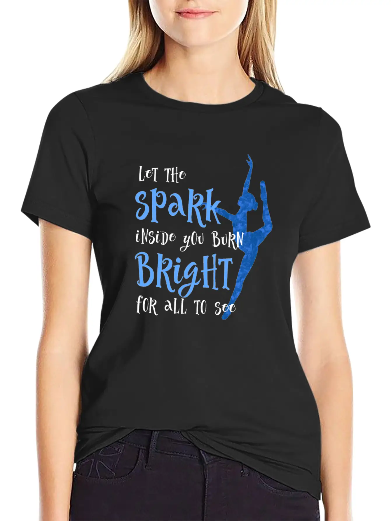 Dance Student Let The Spark For Dark Classic Cotton Tee – Unisex Comfort For Any Season