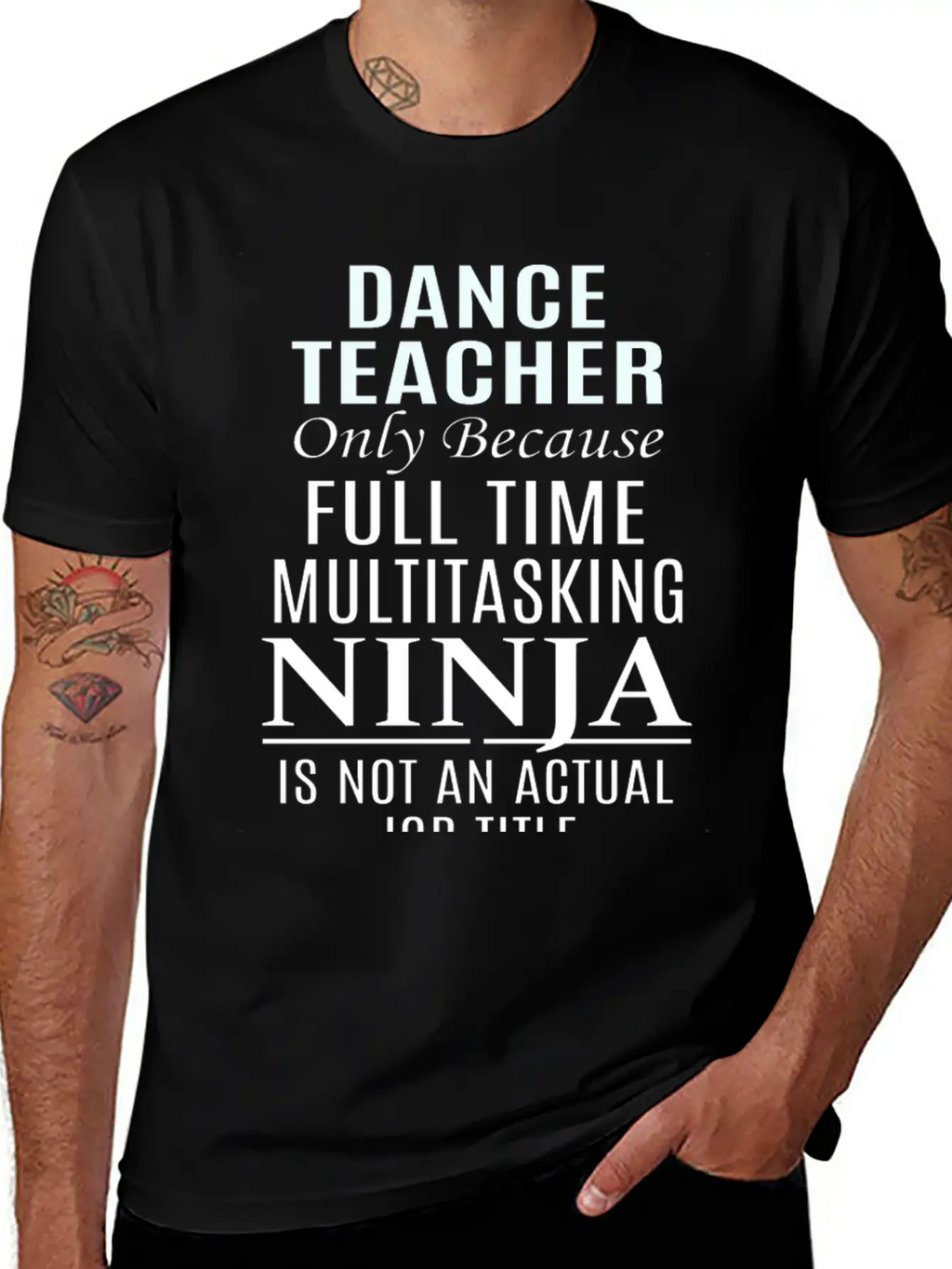 Dance Teacher Breathable Soft Cotton T-Shirt – Timeless Casual Look