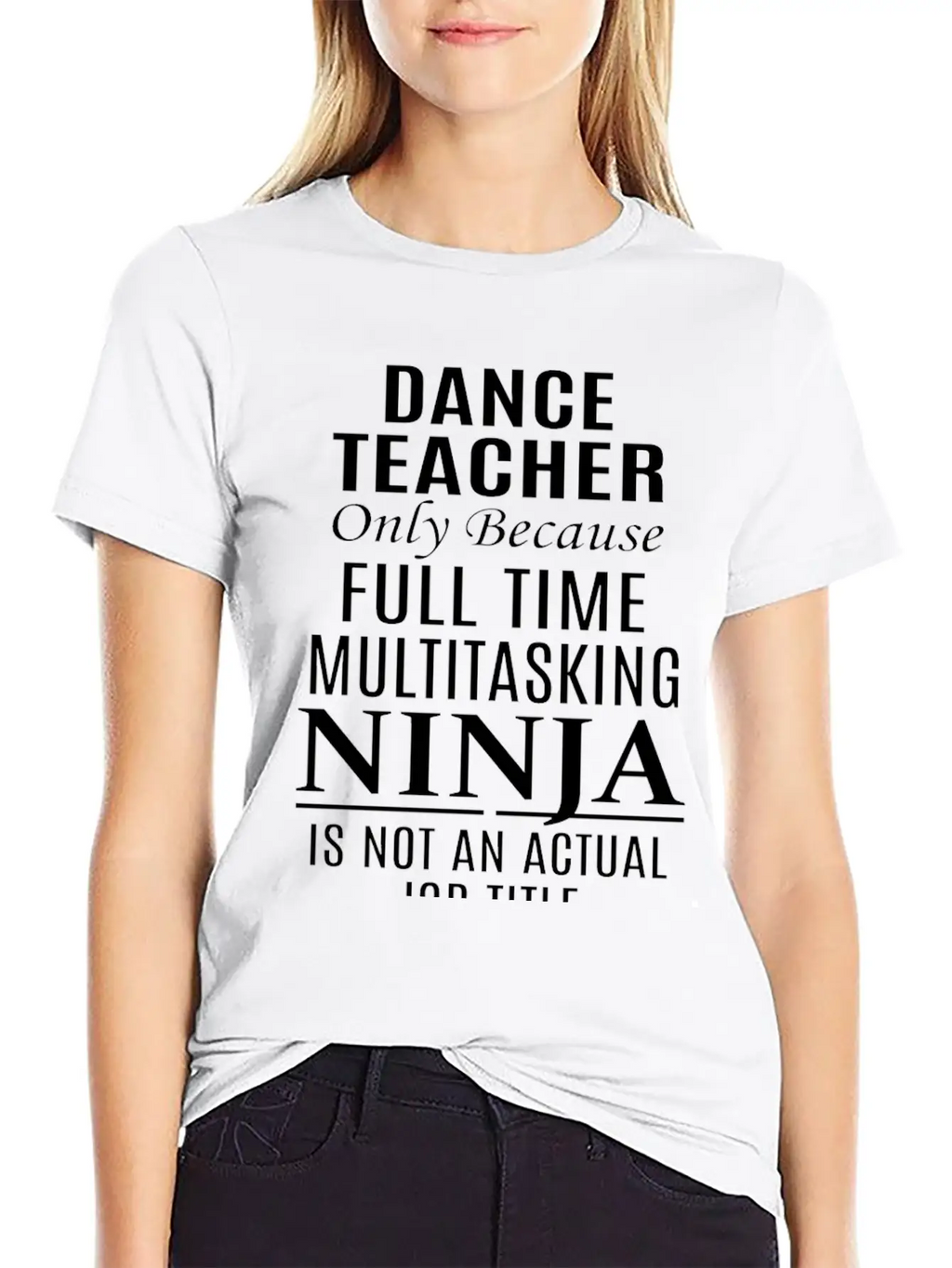 Dance Teacher Breathable Soft Cotton T-Shirt – Timeless Casual Look