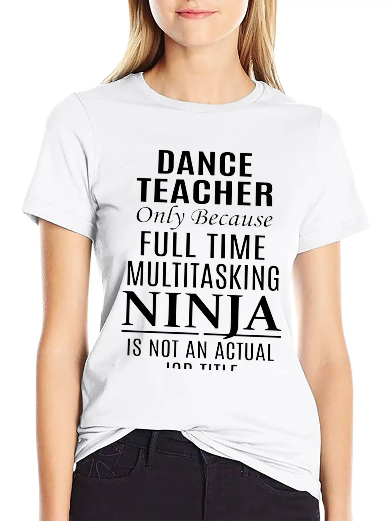 Dance Teacher Breathable Soft Cotton T-Shirt – Timeless Casual Look