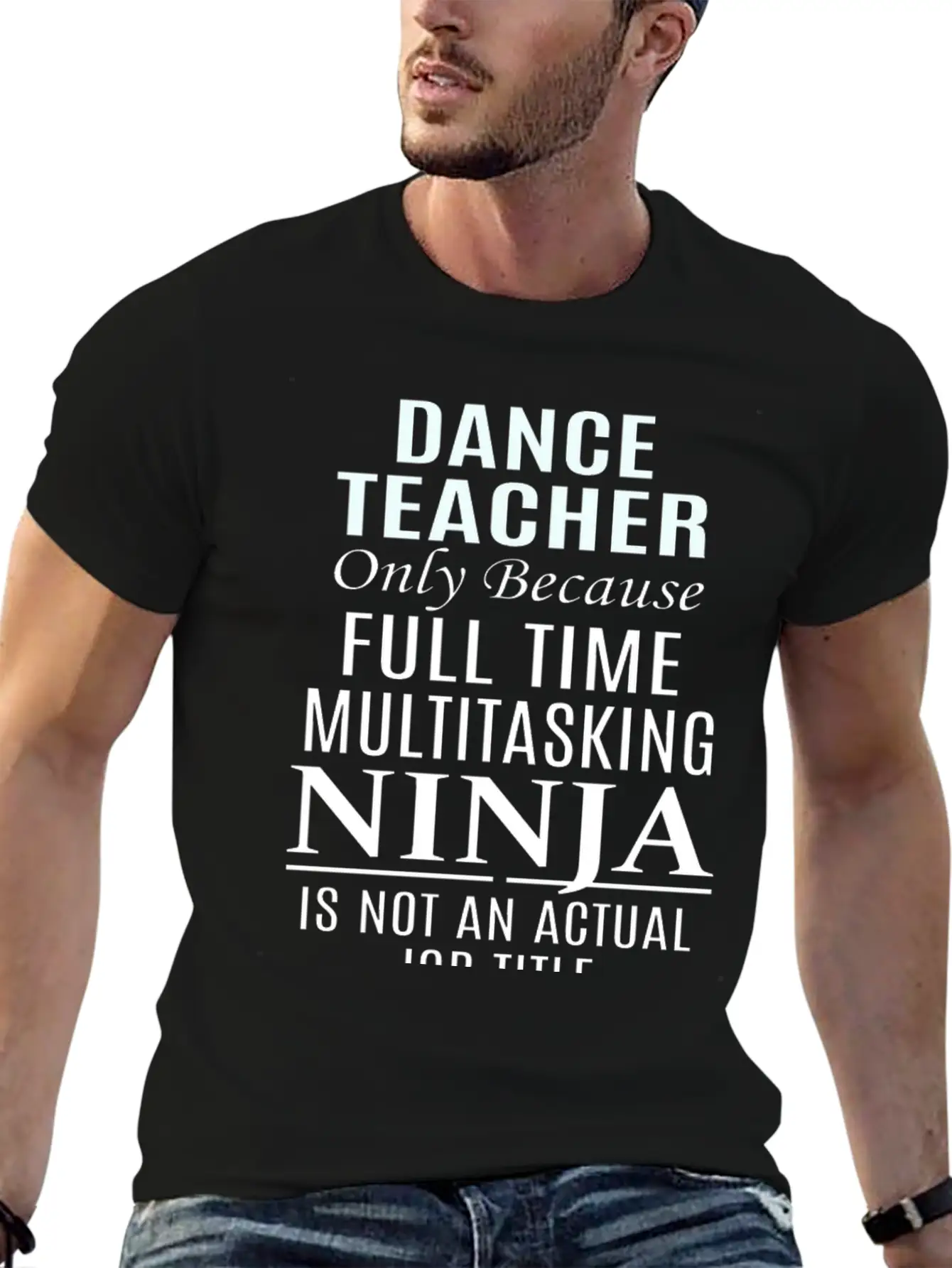Dance Teacher Breathable Soft Cotton T-Shirt – Timeless Casual Look