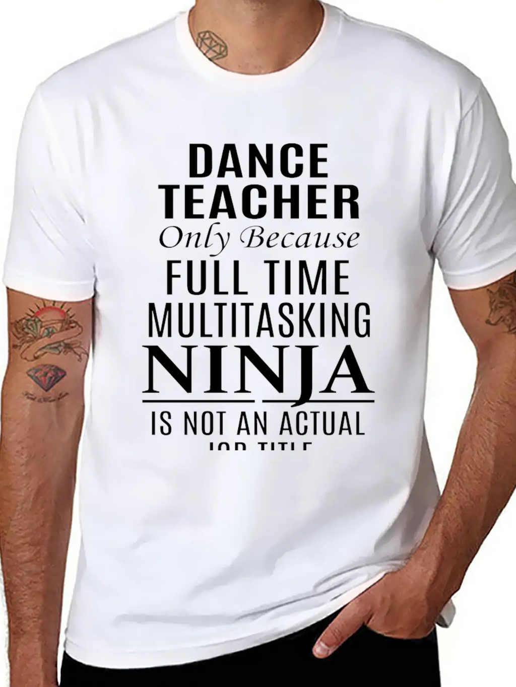 Dance Teacher Breathable Soft Cotton T-Shirt – Timeless Casual Look