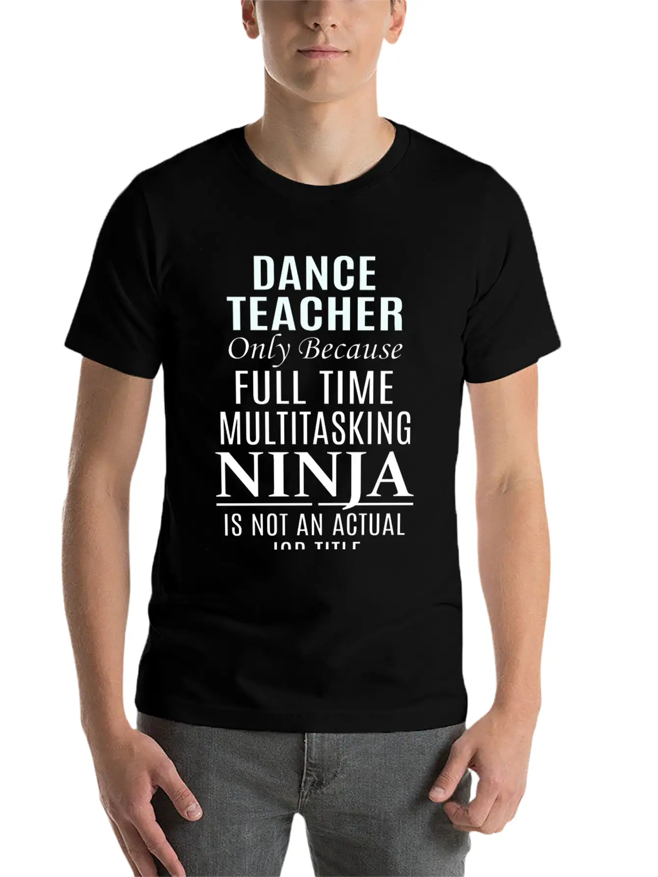 Dance Teacher Breathable Soft Cotton T-Shirt – Timeless Casual Look