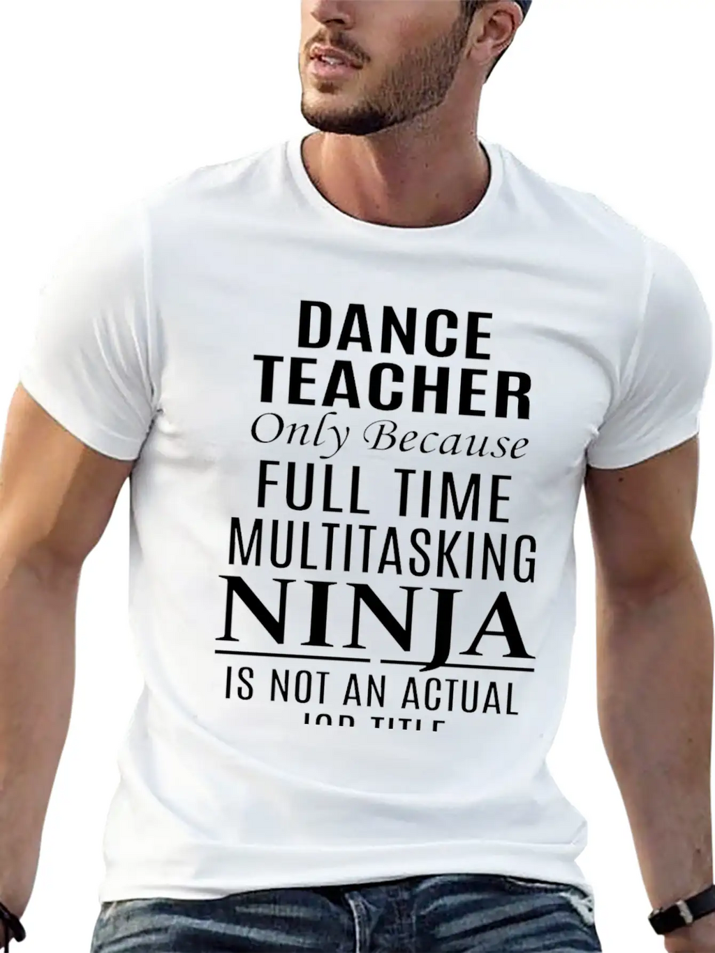 Dance Teacher Breathable Soft Cotton T-Shirt – Timeless Casual Look