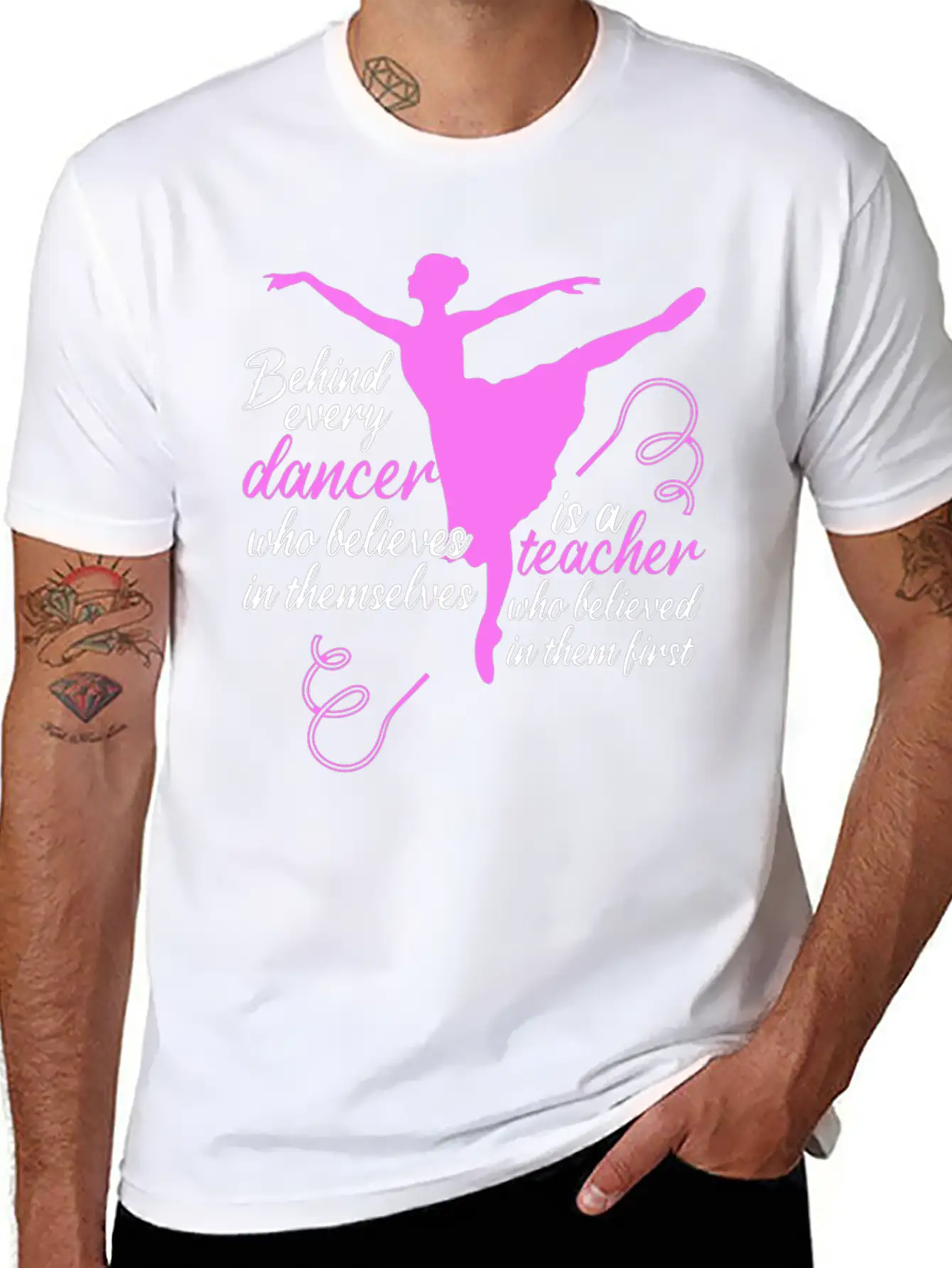 Dance Teacher Choreographer Dancing Ballet Modern Fit Casual T-Shirt – Clean And Versatile Design