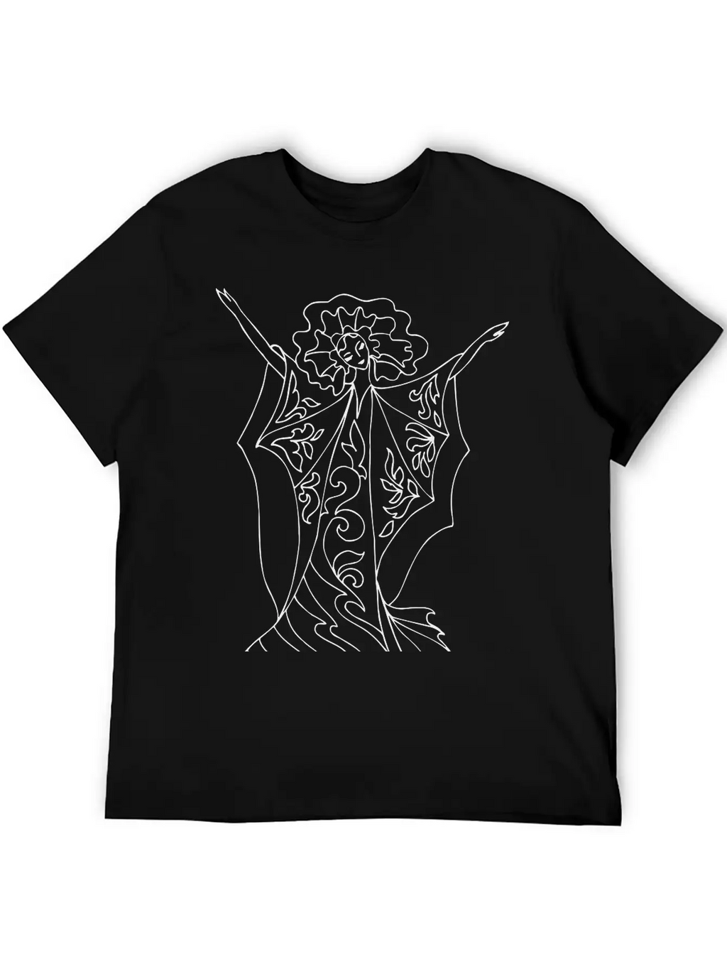Dancer 5 Line Drawing Stylish Everyday T-Shirt – Unisex Basic Cotton Tee