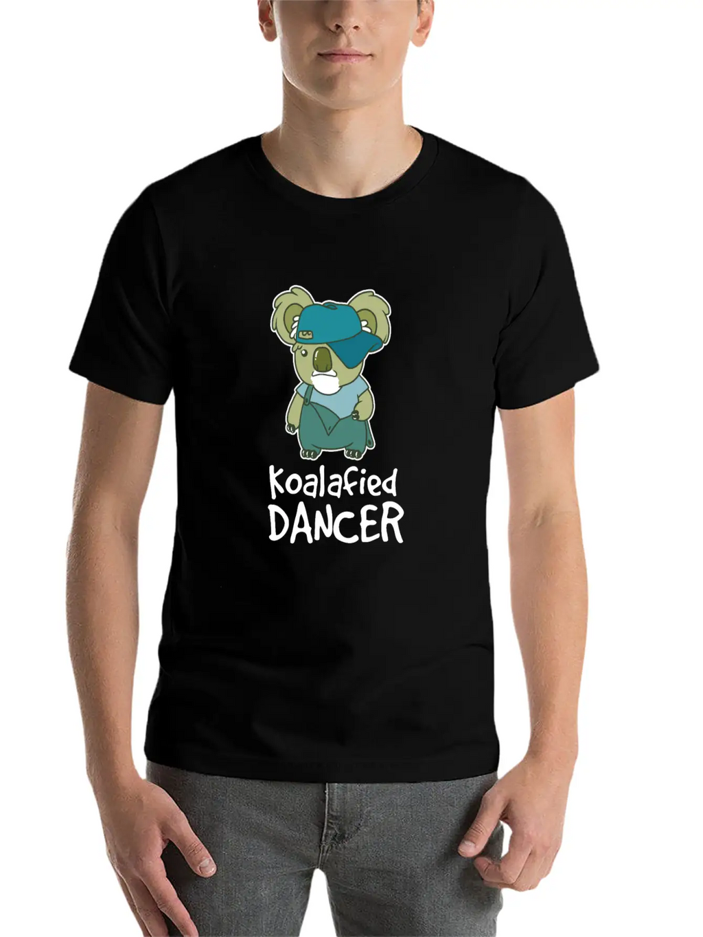 Dancer Koalafied HipHop Old School Baby Bear Cute Unisex Casual T-Shirt – Clean Design For Daily Comfort