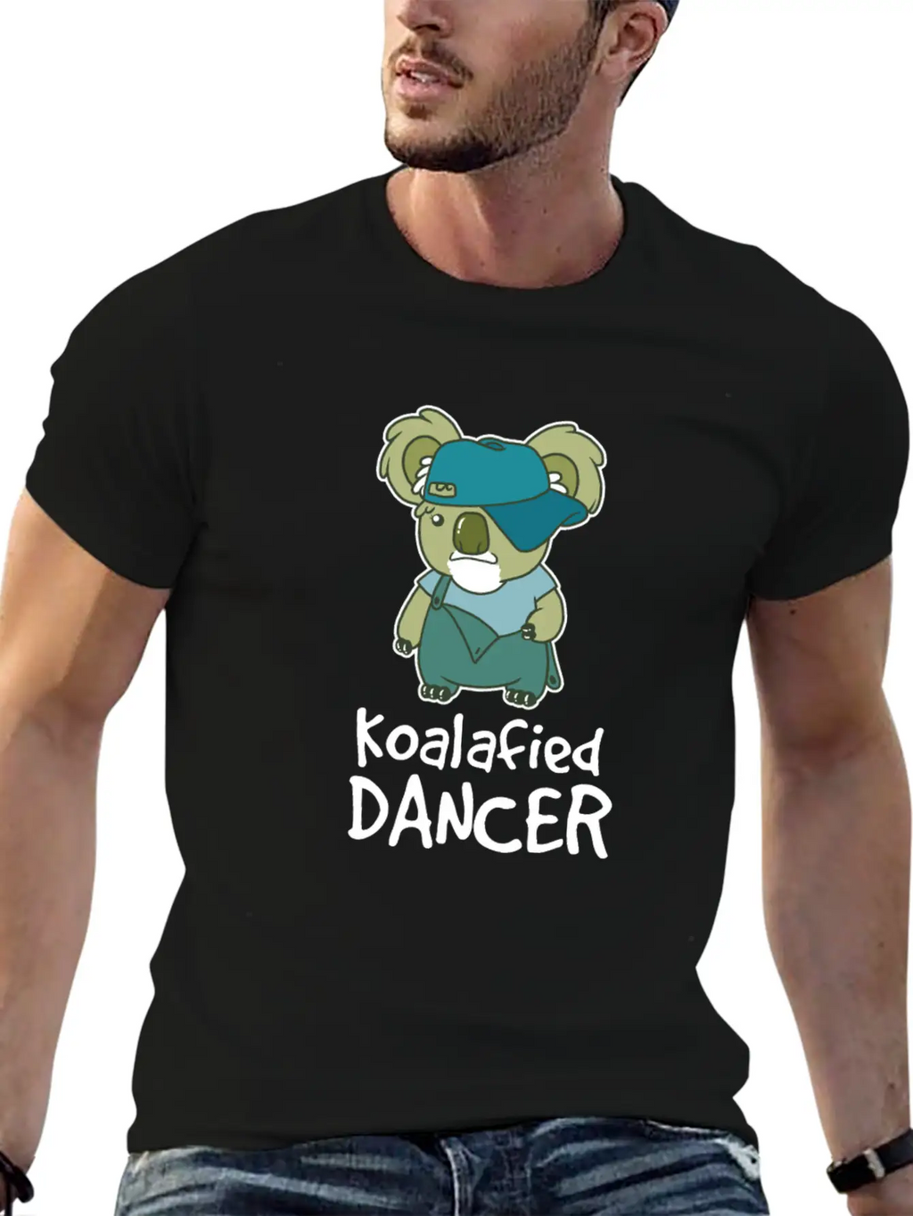 Dancer Koalafied HipHop Old School Baby Bear Cute Unisex Casual T-Shirt – Clean Design For Daily Comfort