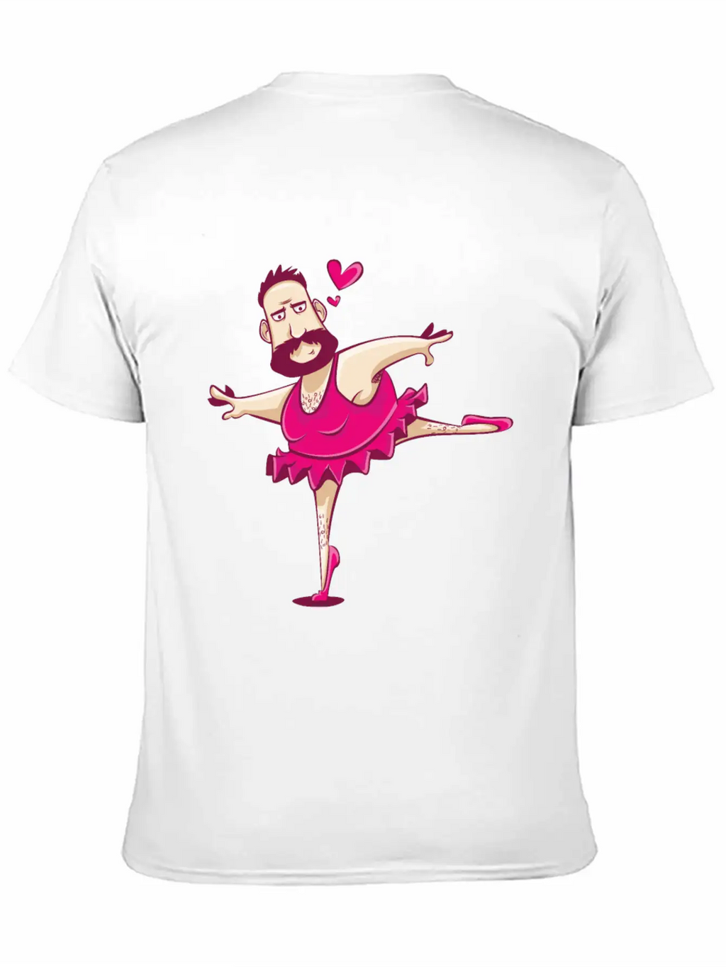 Dancing Ballerina Man Funny Ballet Fathers Day Essential Cotton Tee For Daily Outfits – Unisex Style