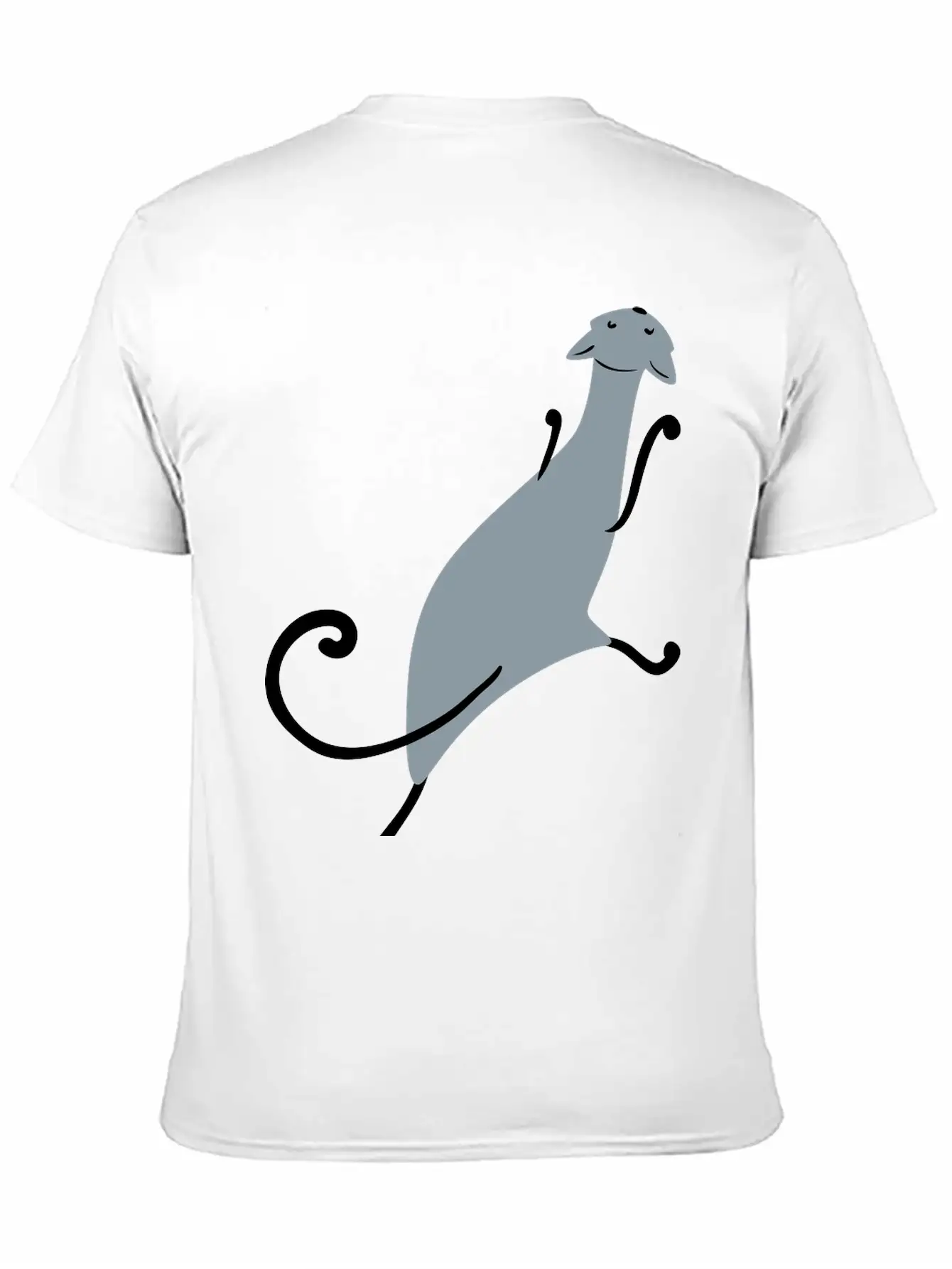 Dancing Cat Unisex Casual T-Shirt – Clean Design For Daily Comfort
