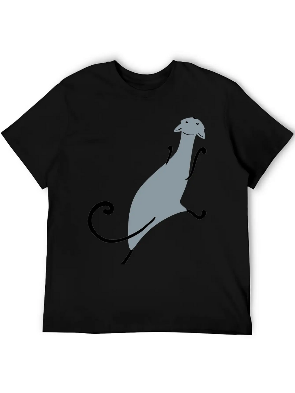 Dancing Cat Unisex Casual T-Shirt – Clean Design For Daily Comfort