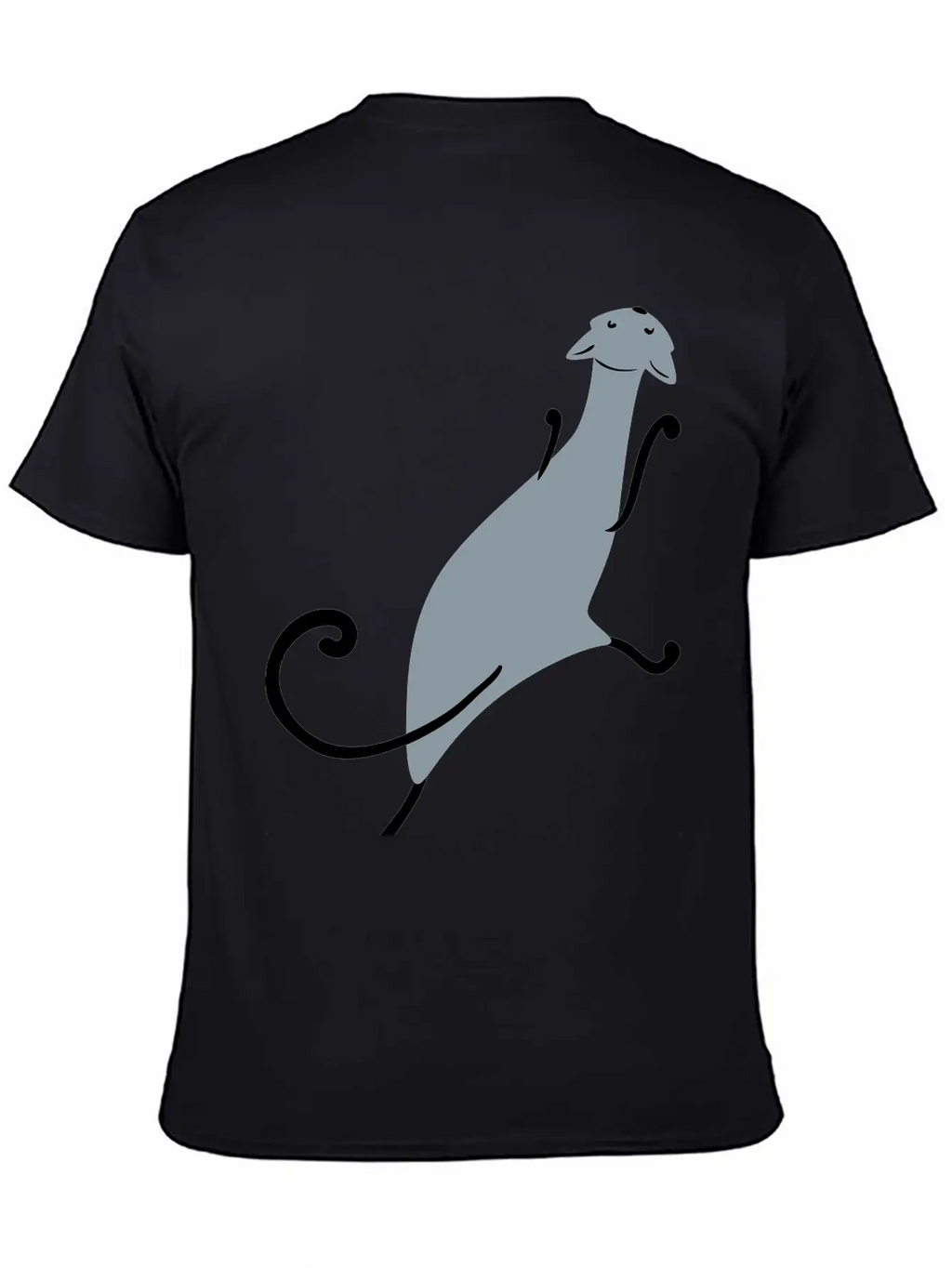 Dancing Cat Unisex Casual T-Shirt – Clean Design For Daily Comfort