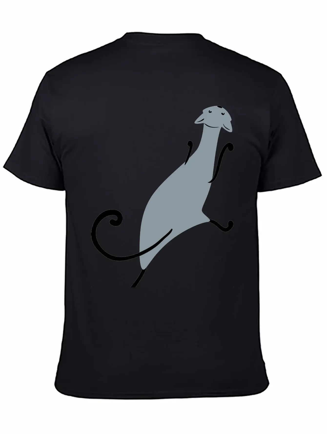 Dancing Cat Unisex Casual T-Shirt – Clean Design For Daily Comfort