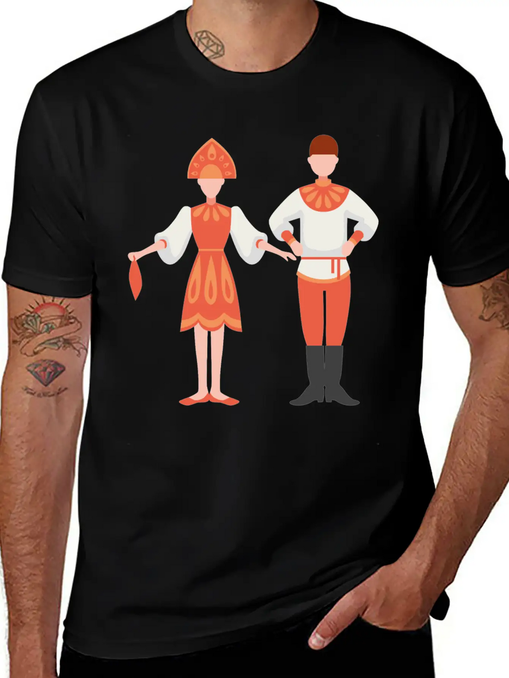 Dancing Couple Classic Cotton Tee – Unisex Comfort For Any Season