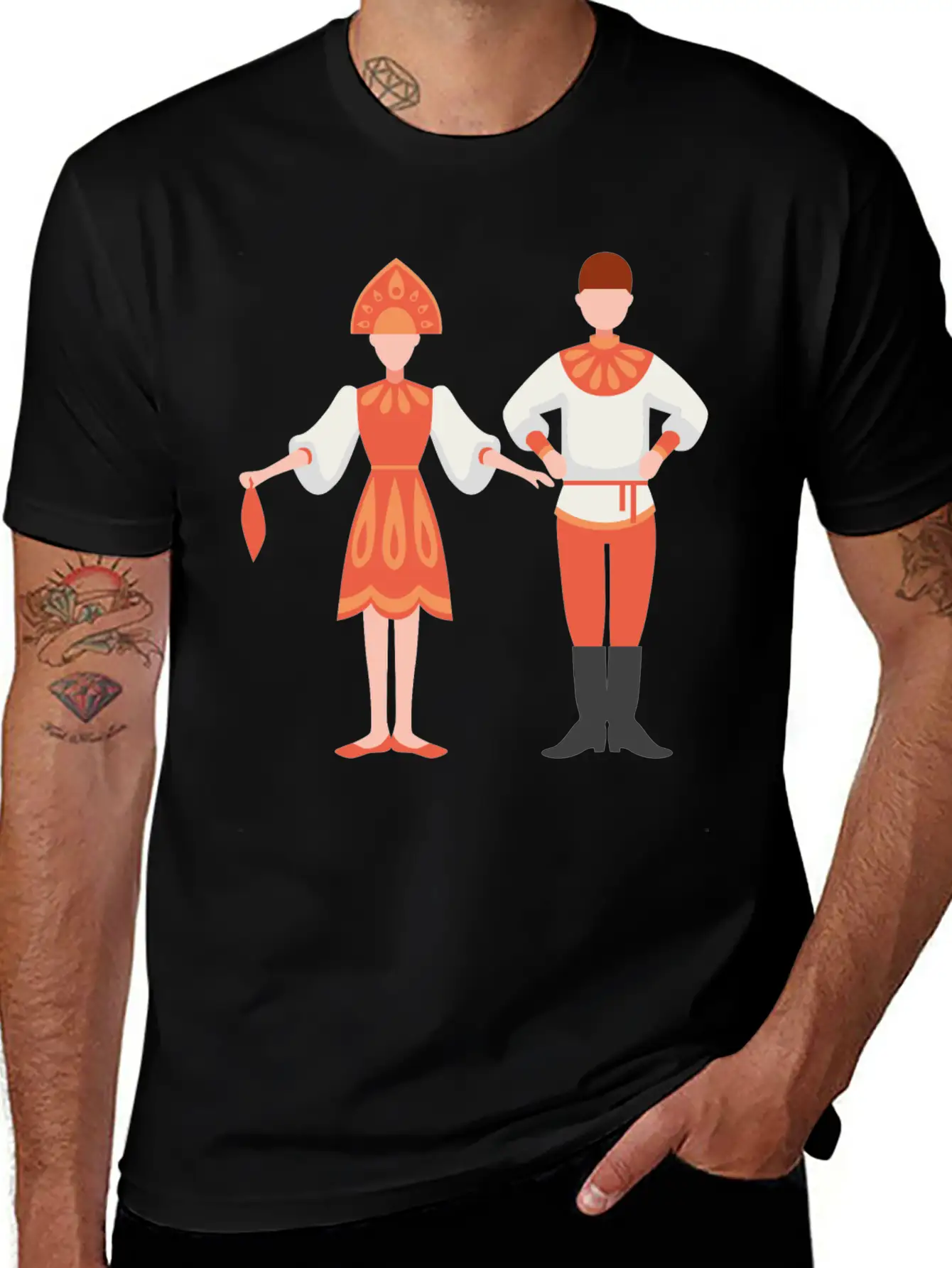 Dancing Couple Classic Cotton Tee – Unisex Comfort For Any Season
