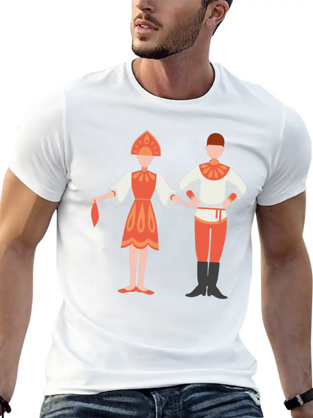 Dancing Couple Classic Cotton Tee – Unisex Comfort For Any Season